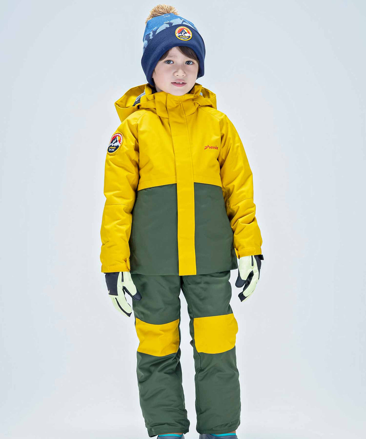 【KIDS/JUNIOR】子供用スキーウェア アウター上下セット ツーピース Horizon Junior Two-piece / Jr / 最大20cmサイズ調整可能 /phenixスキーウェア23AW