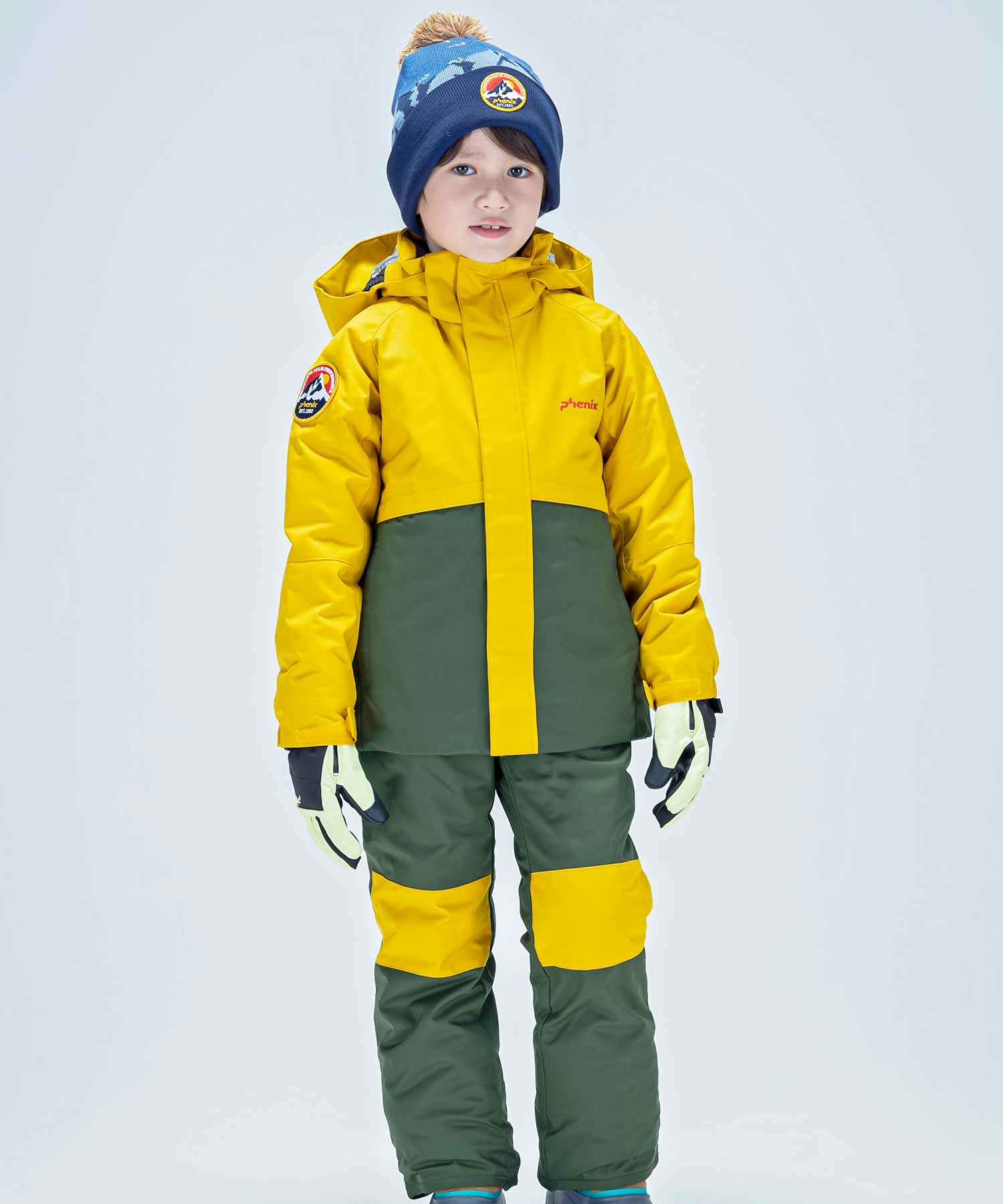 【KIDS/JUNIOR】子供用スキーウェア アウター上下セット ツーピース Horizon Junior Two-piece / Jr / 最大20cmサイズ調整可能 /phenixスキーウェア23AW