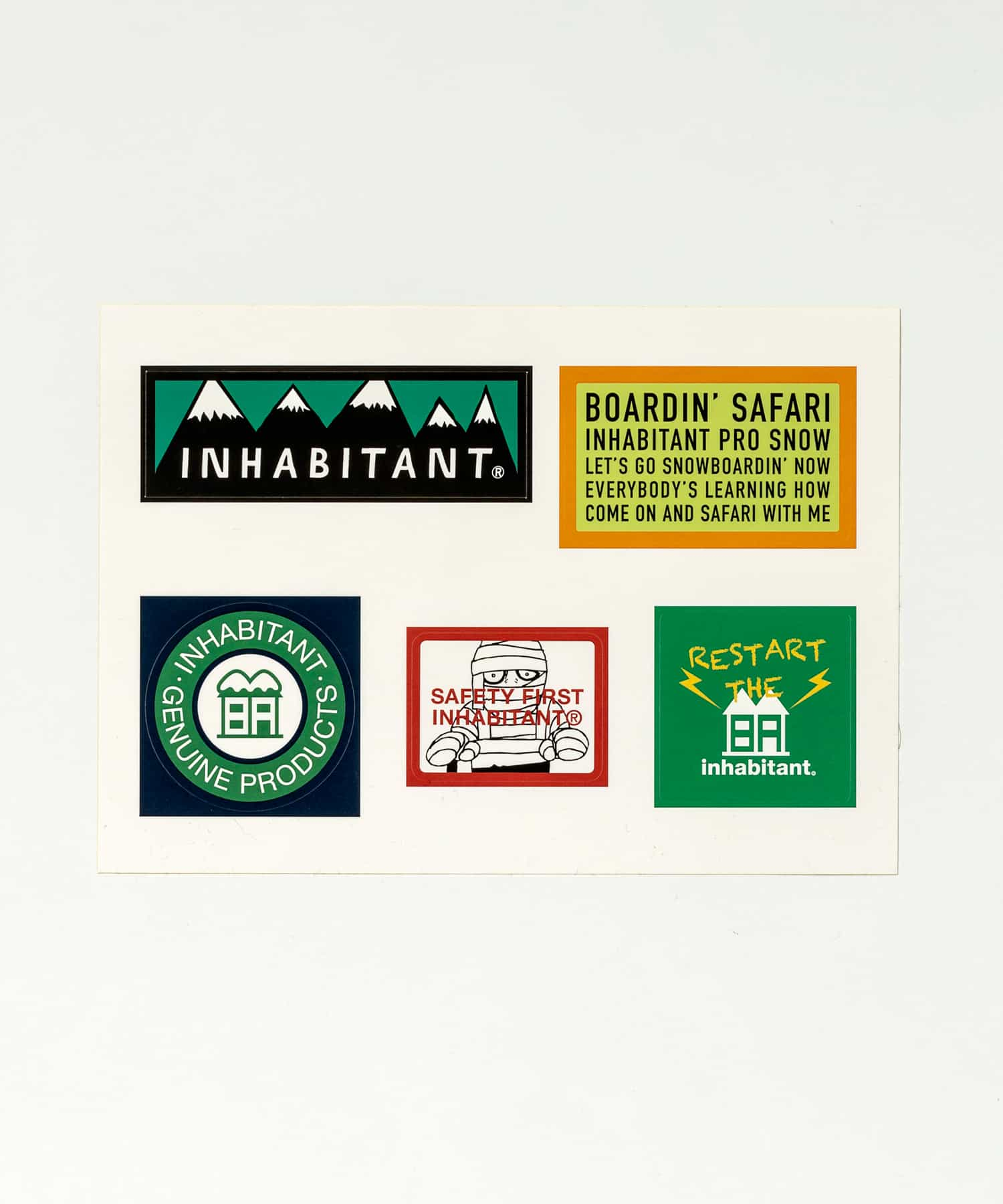 MENS】ステッカー Inhabitant sticker | inhabitant(インハビタント)