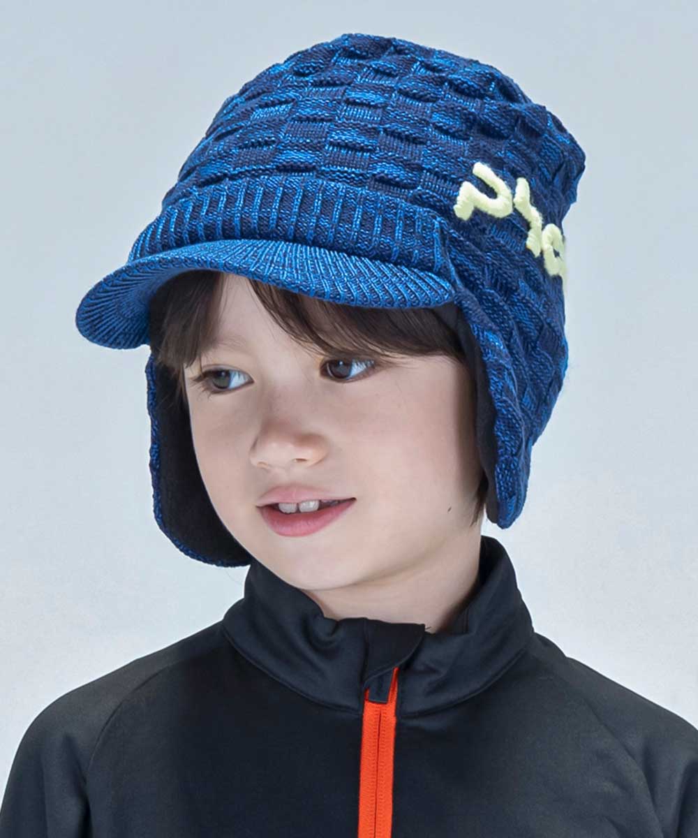 【KIDS/JUNIOR】子供用スキーウェア イヤーフラップニットハット 耳当て付き帽子 Maskman Earflap Knit Hat / Jr  ACC /phenixスキーウェア23AW新作