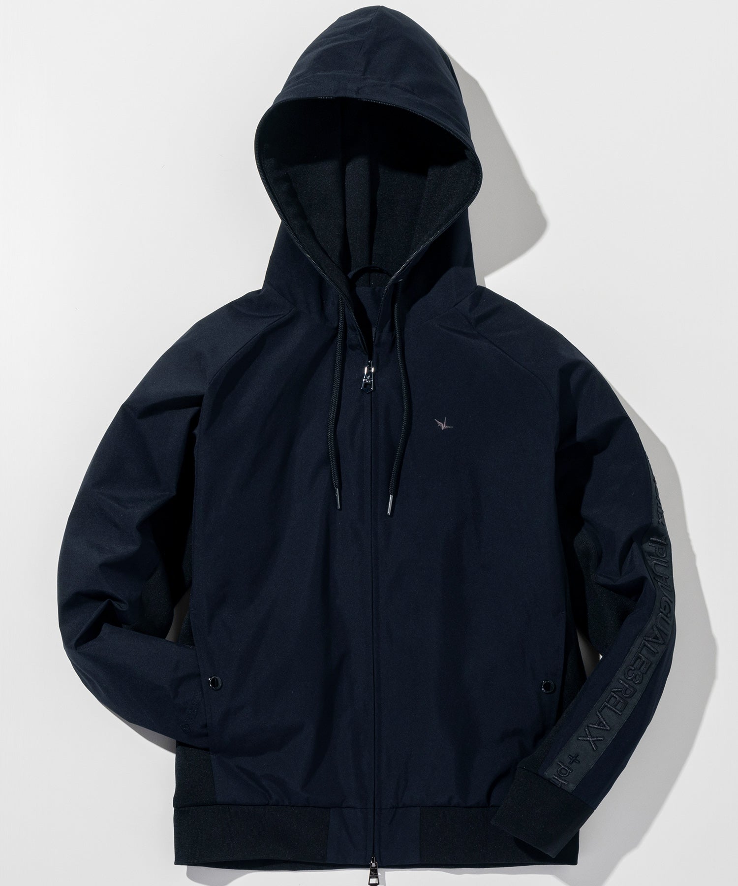 【MENS】GTX SLEEVE LOGO LINE HOODIE スリーブロゴラインフーディー / WINDSTOPPER(R) プロダクト by GORE-TEX LABS /ウィンドストッパー/ゴアテックス/1PIU1UGUALE3 RELAX × +phenix(ウノピゥウノウグァーレトレ リラックス)
