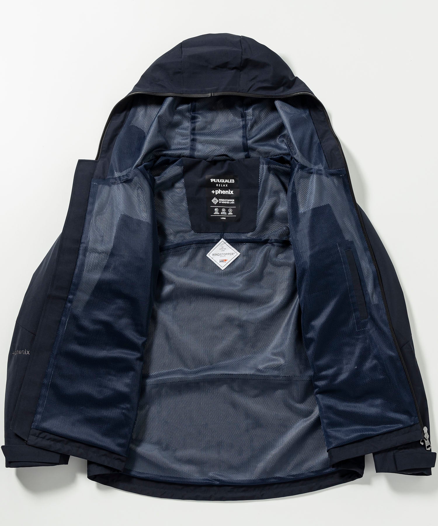 【MENS】GTX MOUNTAIN PARKA マウンテンパーカー / WINDSTOPPER(R) プロダクト by GORE-TEX LABS /ウィンドストッパー/ゴアテックス/1PIU1UGUALE3 RELAX × +phenix(ウノピゥウノウグァーレトレ リラックス)