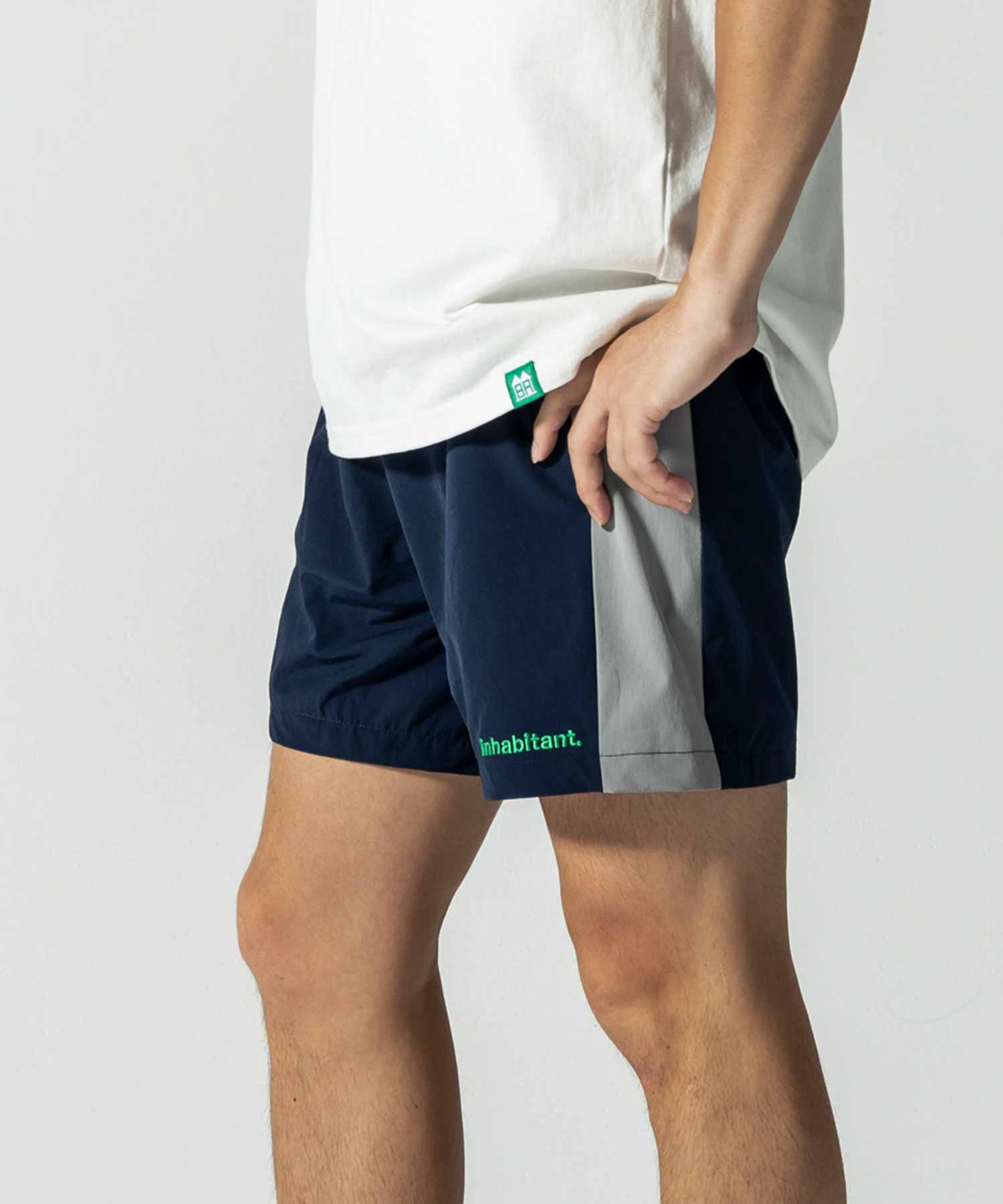 【MENS】Board Short Pants シンプルショートパンツ カジュアルファッション サーフィン レジャー スケートボード inhabitant(インハビタント)