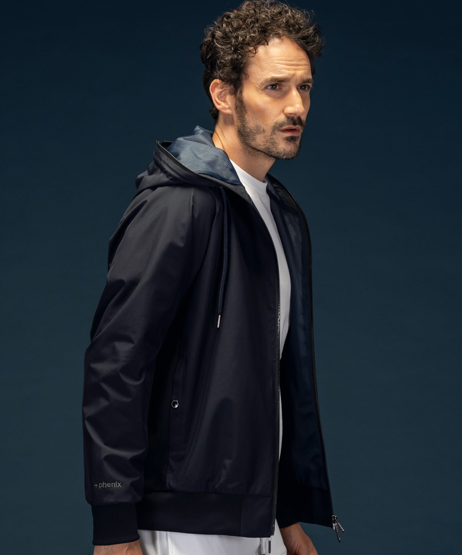 【MENS】GTX ZIP HOODIE ジップフーディー / WINDSTOPPER(R) プロダクト by GORE-TEX LABS /ウィンドストッパー/ゴアテックス/1PIU1UGUALE3 RELAX × +phenix(ウノピゥウノウグァーレトレ リラックス)