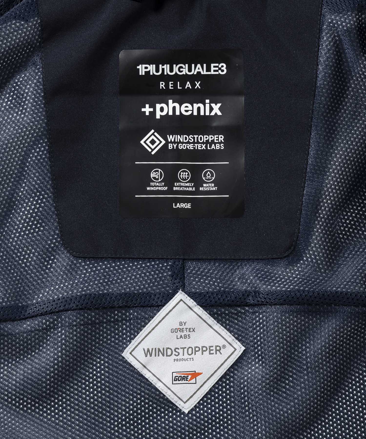 【MENS】GTX MOUNTAIN PARKA マウンテンパーカー / WINDSTOPPER(R) プロダクト by GORE-TEX LABS /ウィンドストッパー/ゴアテックス/1PIU1UGUALE3 RELAX × +phenix(ウノピゥウノウグァーレトレ リラックス)