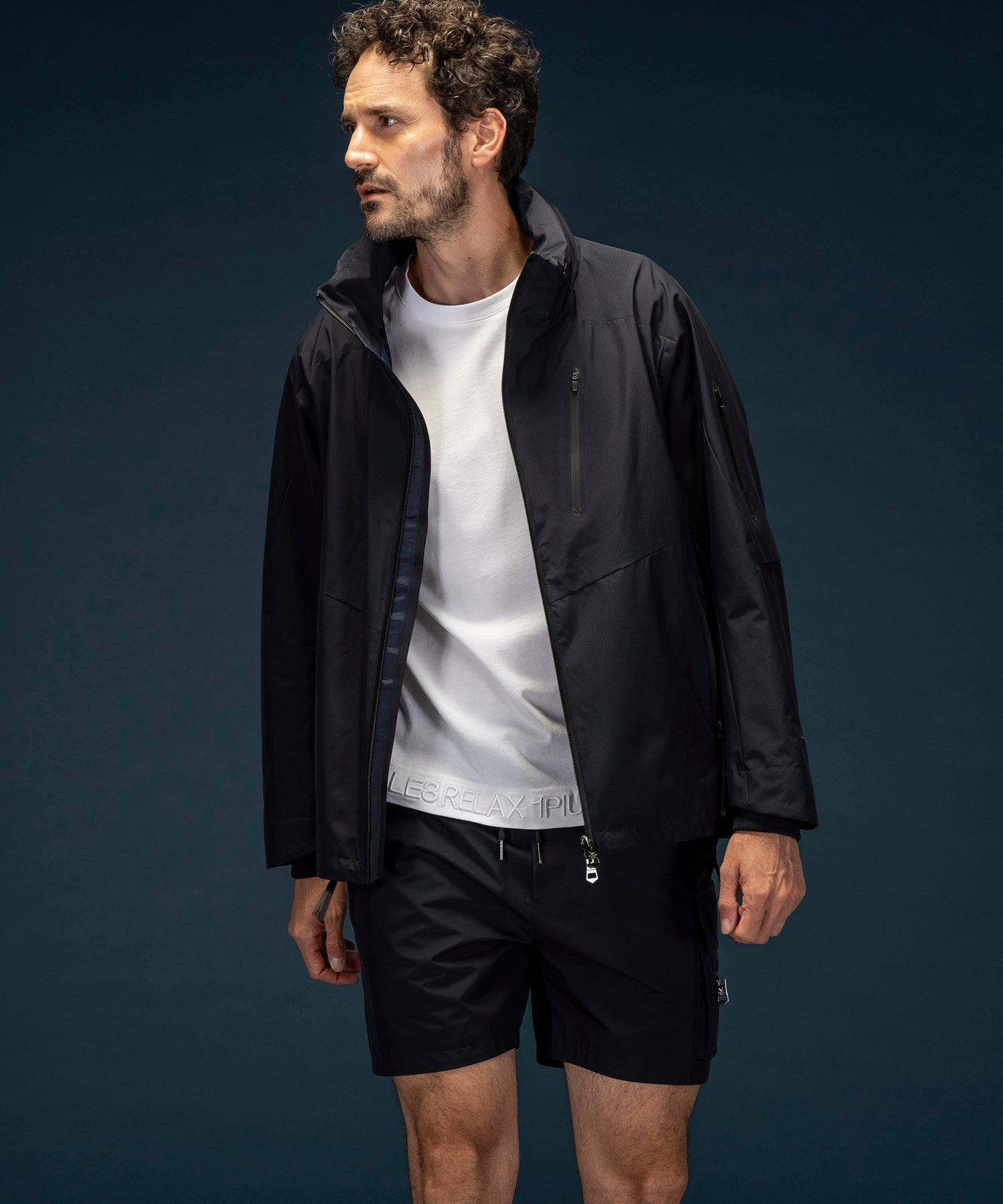 【MENS】GTX TRACK JACKET トラックジャケット / WINDSTOPPER(R) プロダクト by GORE-TEX LABS /ウィンドストッパー/ゴアテックス/1PIU1UGUALE3 RELAX × +phenix(ウノピゥウノウグァーレトレ リラックス)