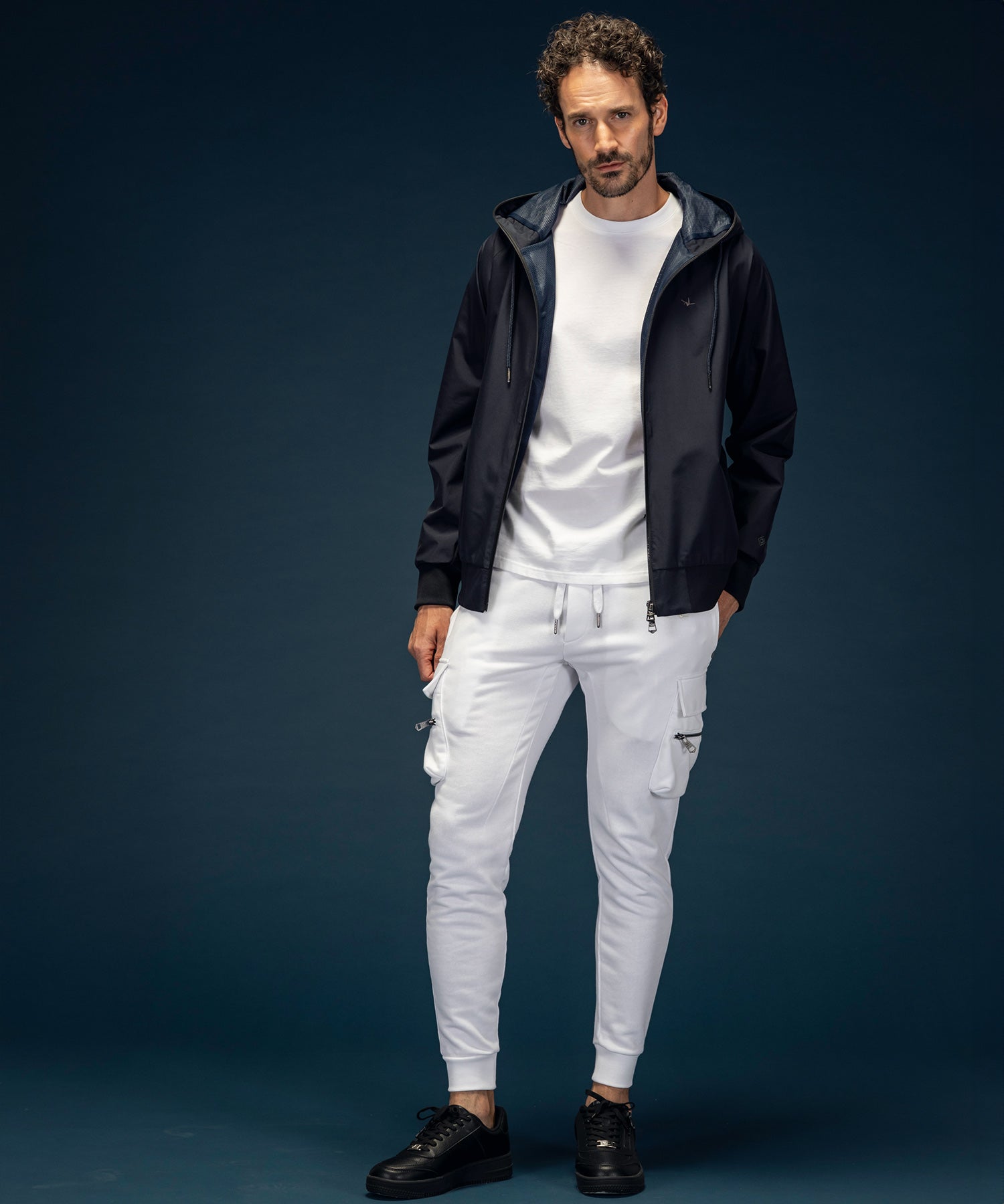 【MENS】GTX ZIP HOODIE ジップフーディー / WINDSTOPPER(R) プロダクト by GORE-TEX LABS /ウィンドストッパー/ゴアテックス/1PIU1UGUALE3 RELAX × +phenix(ウノピゥウノウグァーレトレ リラックス)