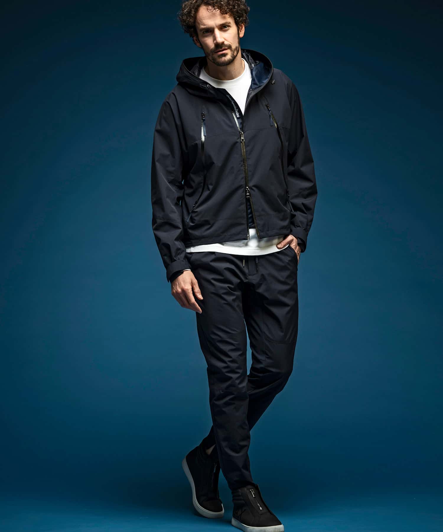 【MENS】スリムテーパードパンツ WINDSTOPPER(R) プロダクト by GORE-TEX LABS /ウィンドストッパー/ゴアテックス/1PIU1UGUALE3 RELAX × +phenix(ウノピゥウノウグァーレトレ リラックス)