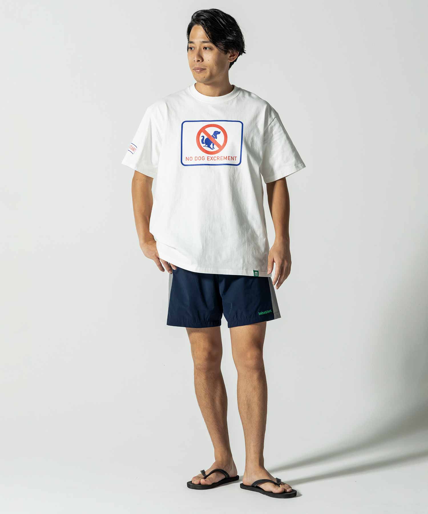【MENS】Board Short Pants シンプルショートパンツ カジュアルファッション サーフィン レジャー スケートボード inhabitant(インハビタント)