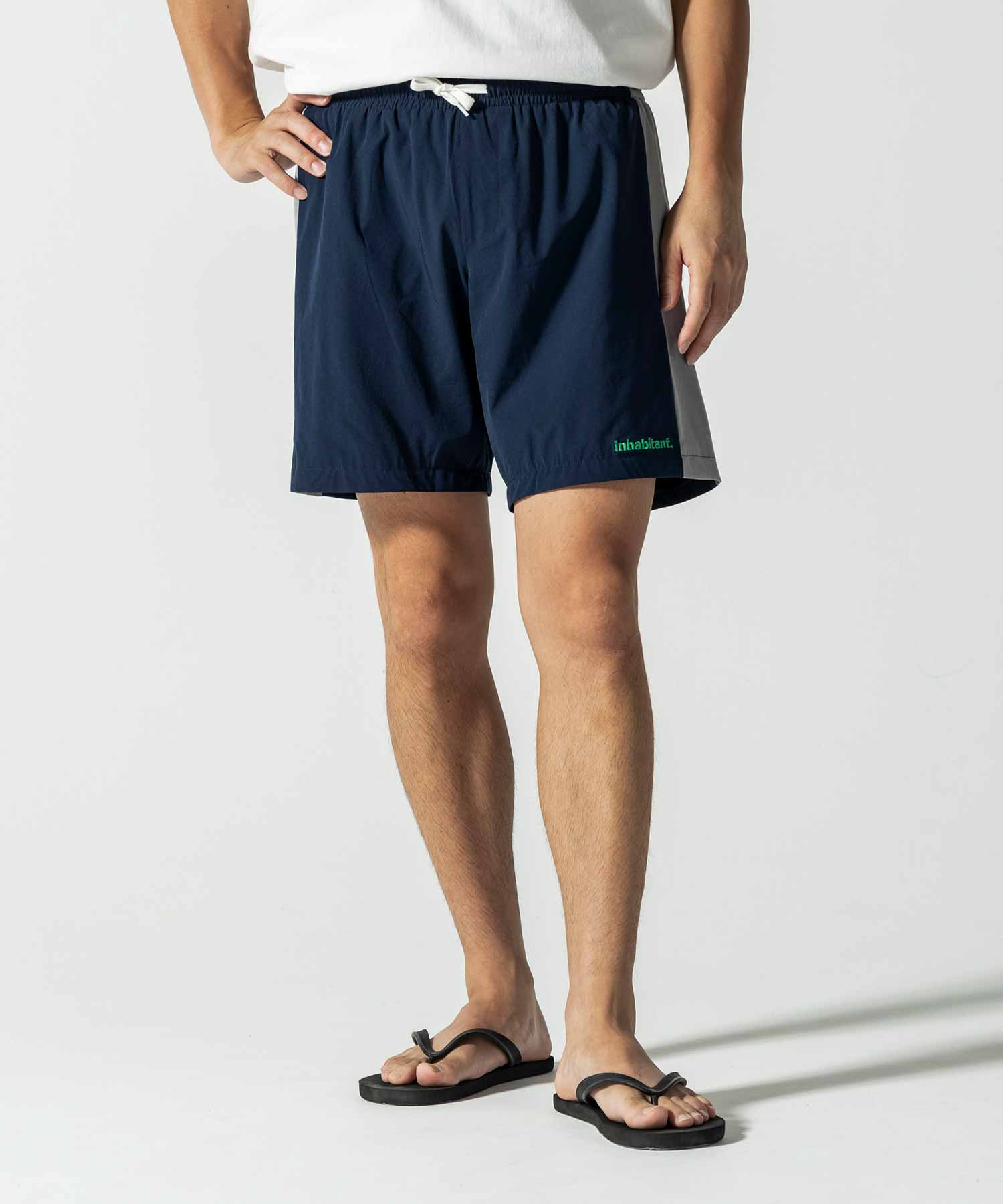 【MENS】Board Short Pants シンプルショートパンツ カジュアルファッション サーフィン レジャー スケートボード inhabitant(インハビタント)