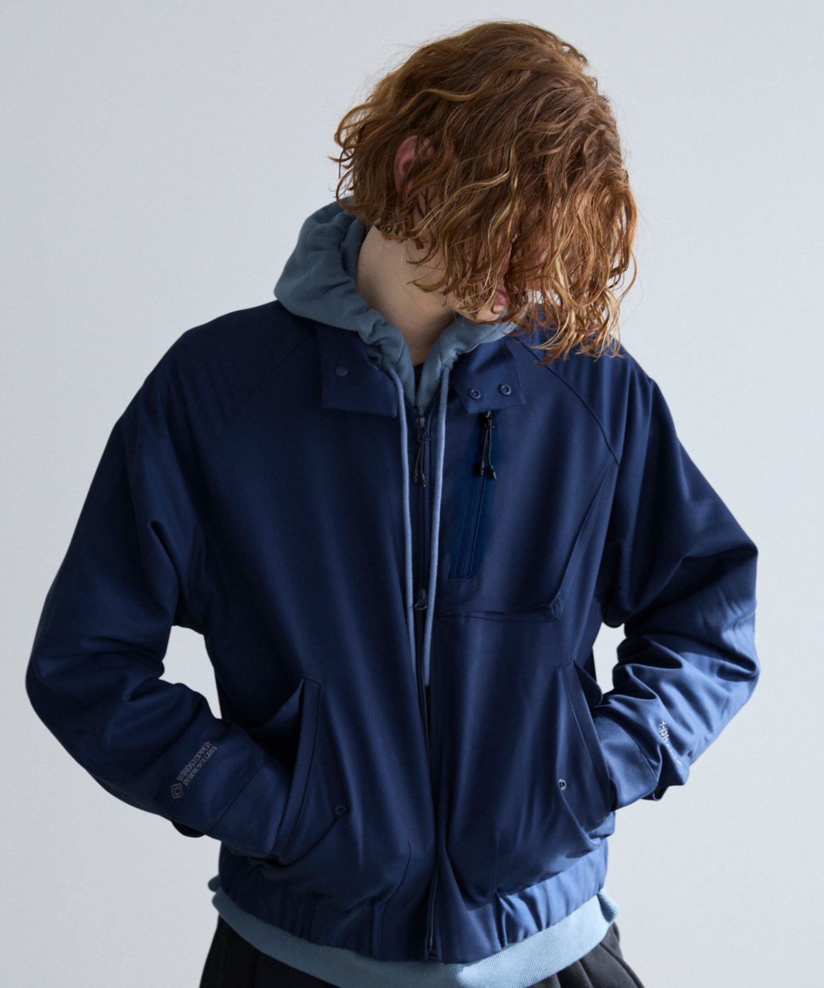 COTTON-LIKE HARRINGTON JKT コットンライク ハリントンジャケット / WINDSTOPPER® PRODUCTS BY GORE-TEX LABS
