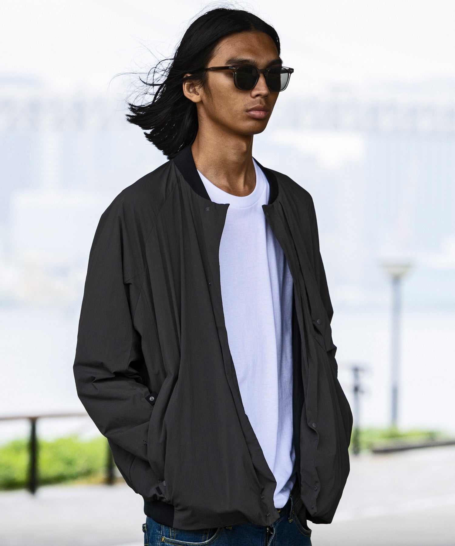 【MENS】Crank Jacket KAR クランクジャケット オーバーサイズ メンズジャケット 大容量ポケット テックウェア / karu-stretch taffeta II / アルクフェニックス