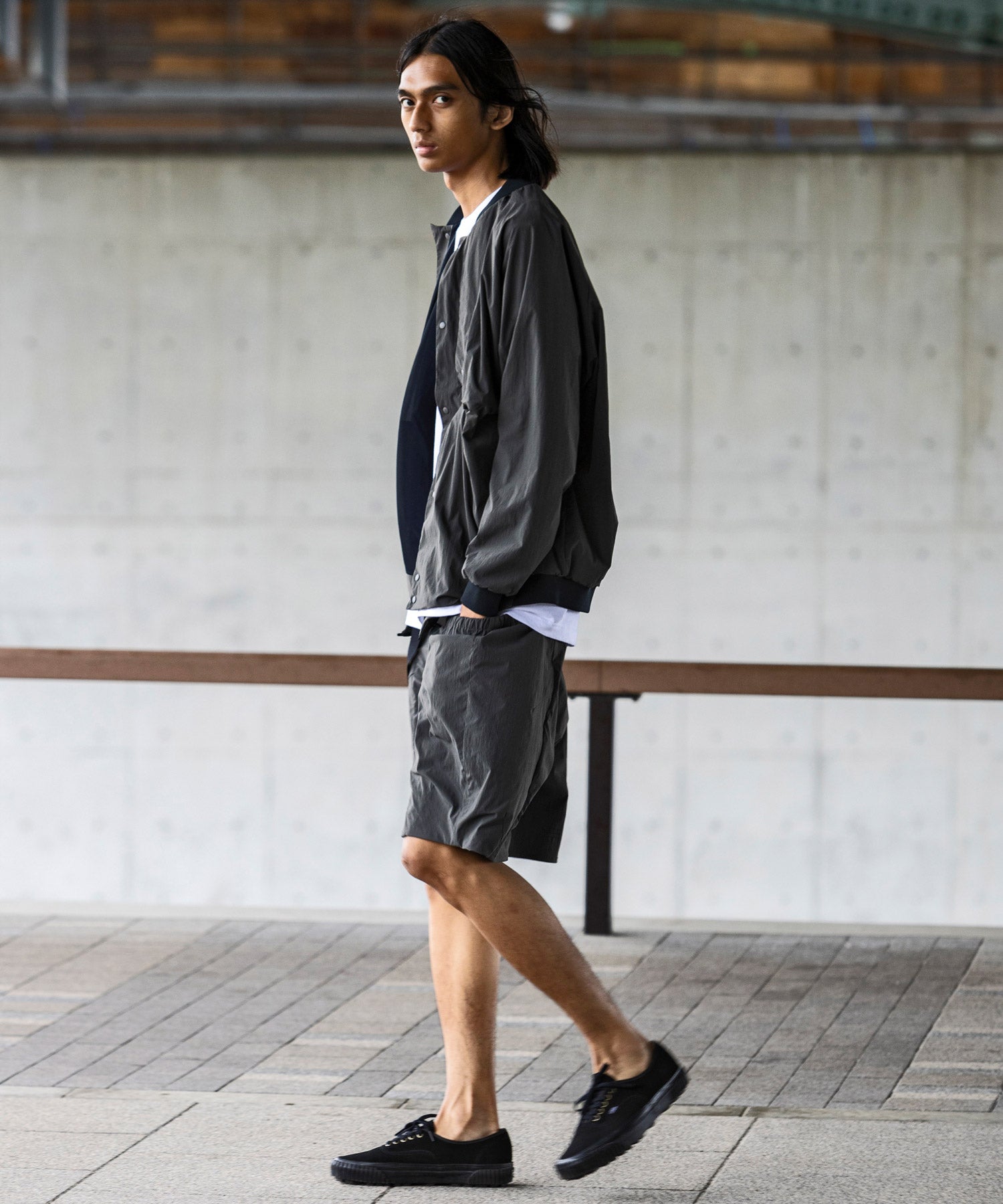 【MENS】Crank Jacket KAR クランクジャケット オーバーサイズ メンズジャケット 大容量ポケット テックウェア / karu-stretch taffeta II / アルクフェニックス