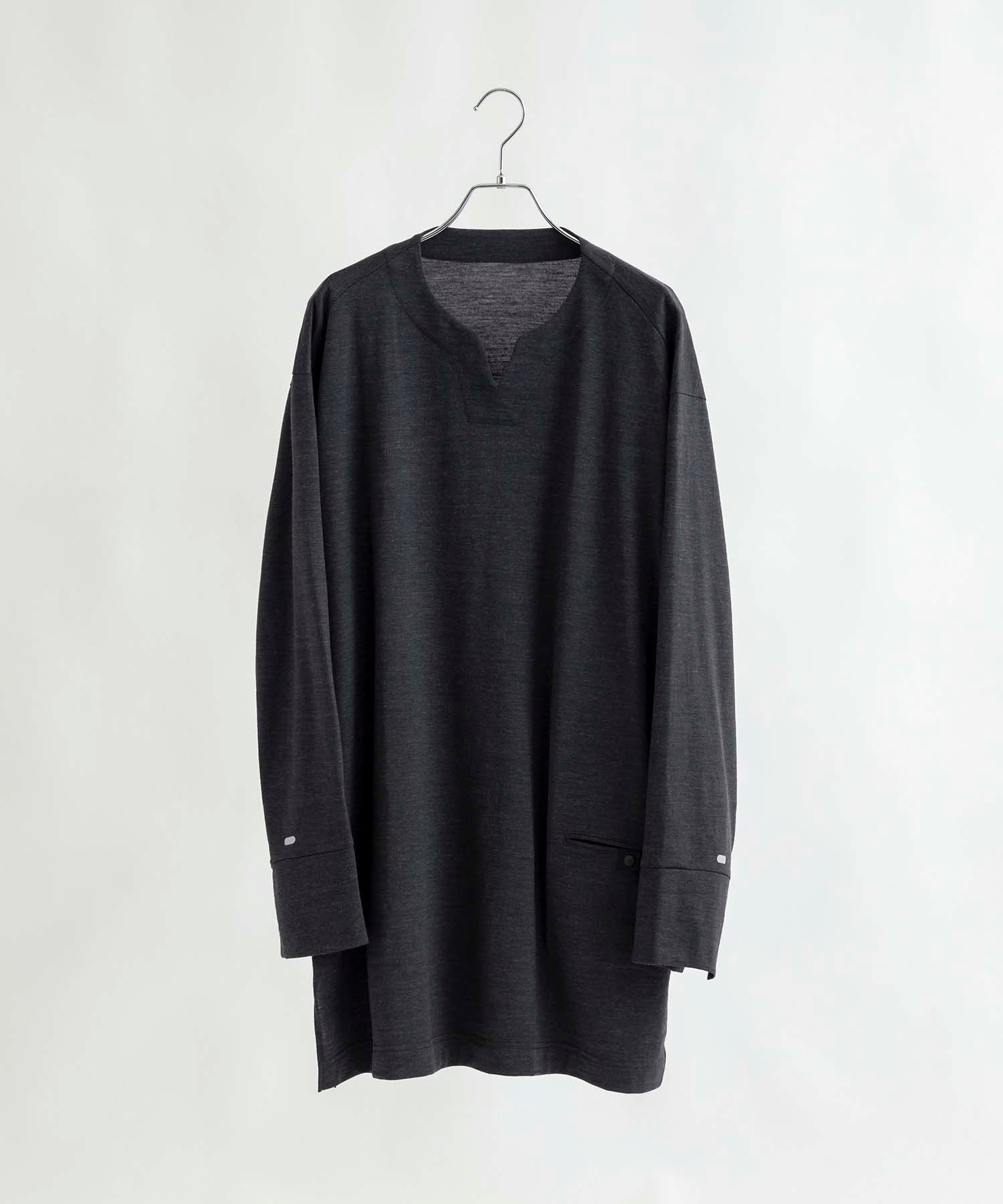 【MENS】Wool Blend Nomadic Shirts WOL ウールジャージー素材 断熱 防臭 ドライ ロングスリーブシャツ ウールブレンド ロンT / 100% Wool Jersey / アルクフェニックス