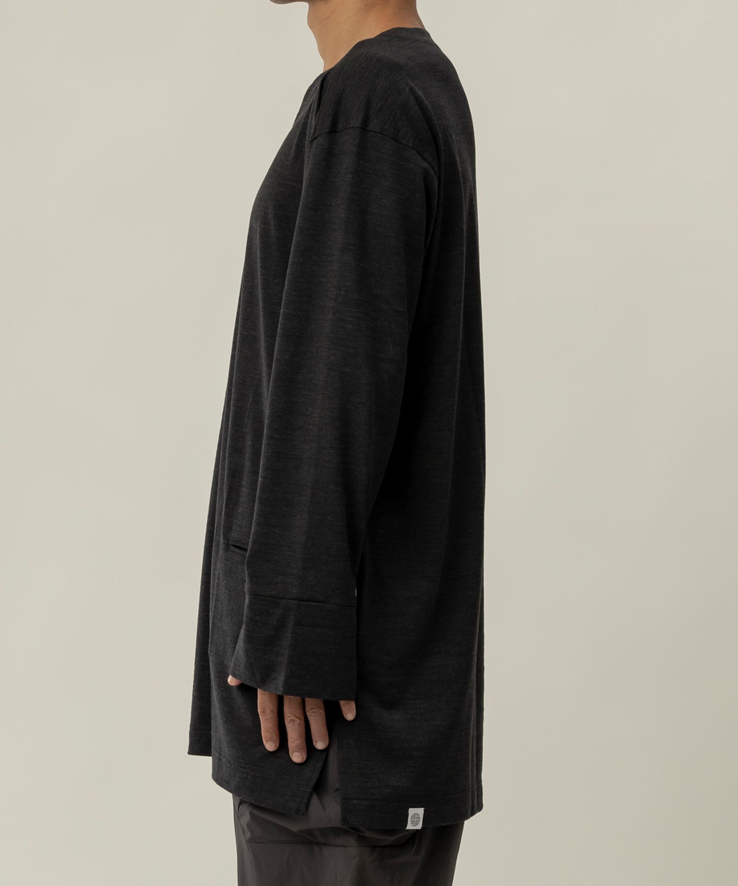 【MENS】Wool Blend Nomadic Shirts WOL ウールジャージー素材 断熱 防臭 ドライ ロングスリーブシャツ ウールブレンド ロンT / 100% Wool Jersey / アルクフェニックス