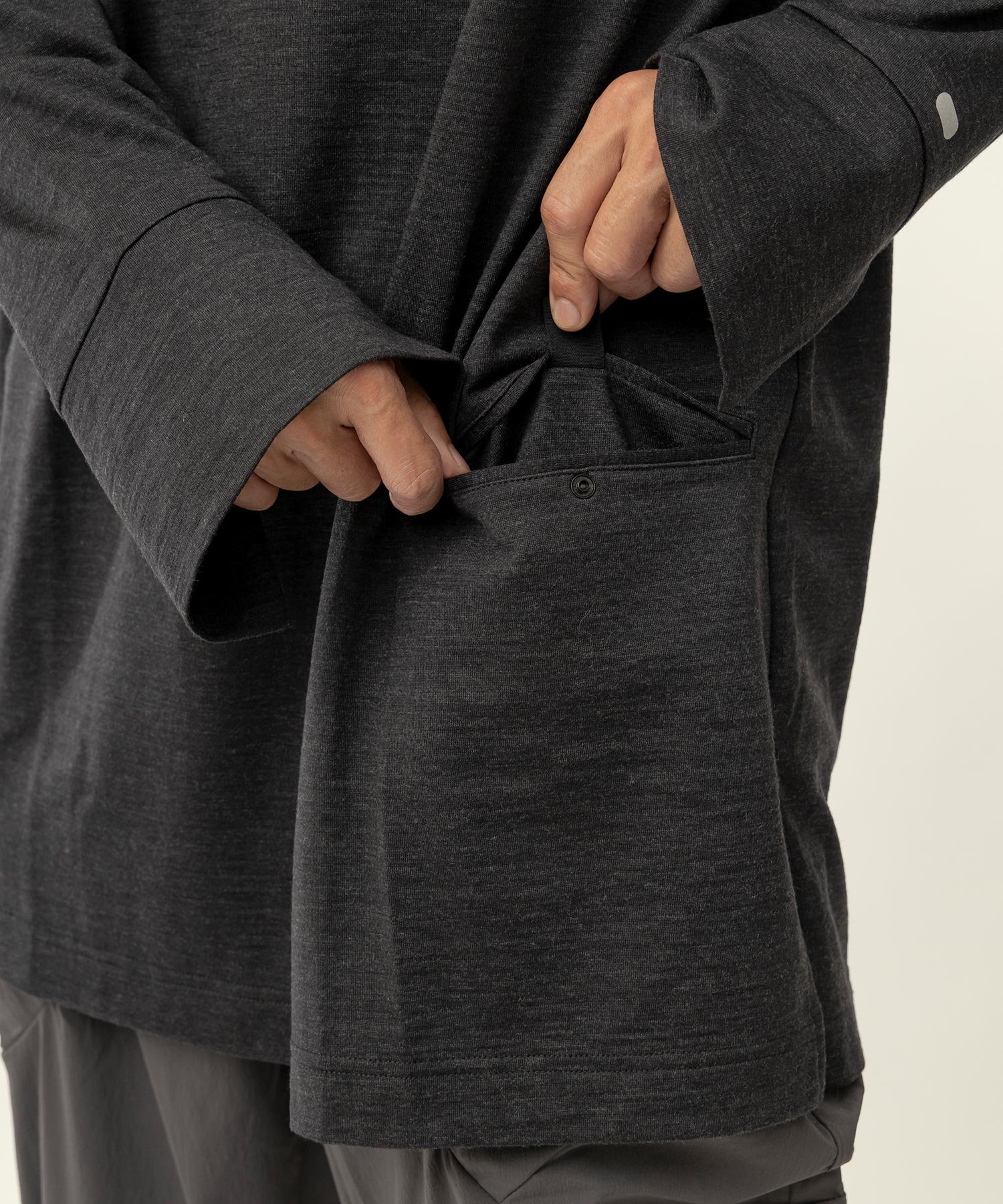 【MENS】Wool Blend Nomadic Shirts WOL ウールジャージー素材 断熱 防臭 ドライ ロングスリーブシャツ ウールブレンド ロンT / 100% Wool Jersey / アルクフェニックス