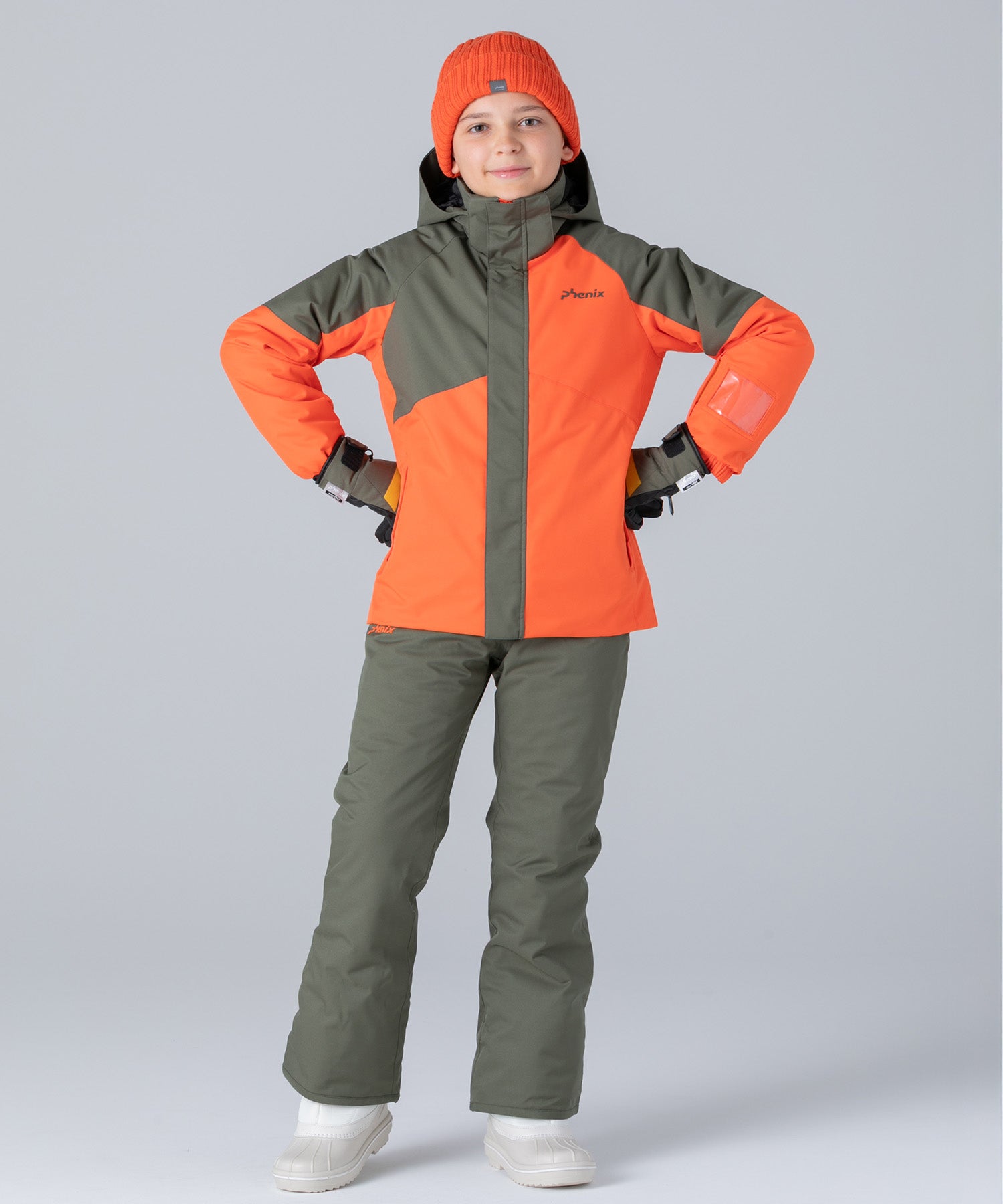 【KIDS/JUNIOR】Asymmetrical Bicolor Two-piece アシンメトリカルバイカラーツーピース /phenixスキーウェア 25AW