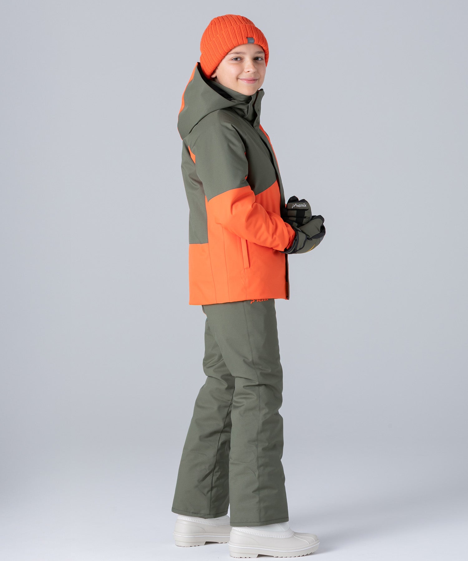 【KIDS/JUNIOR】Asymmetrical Bicolor Two-piece アシンメトリカルバイカラーツーピース /phenixスキーウェア 25AW