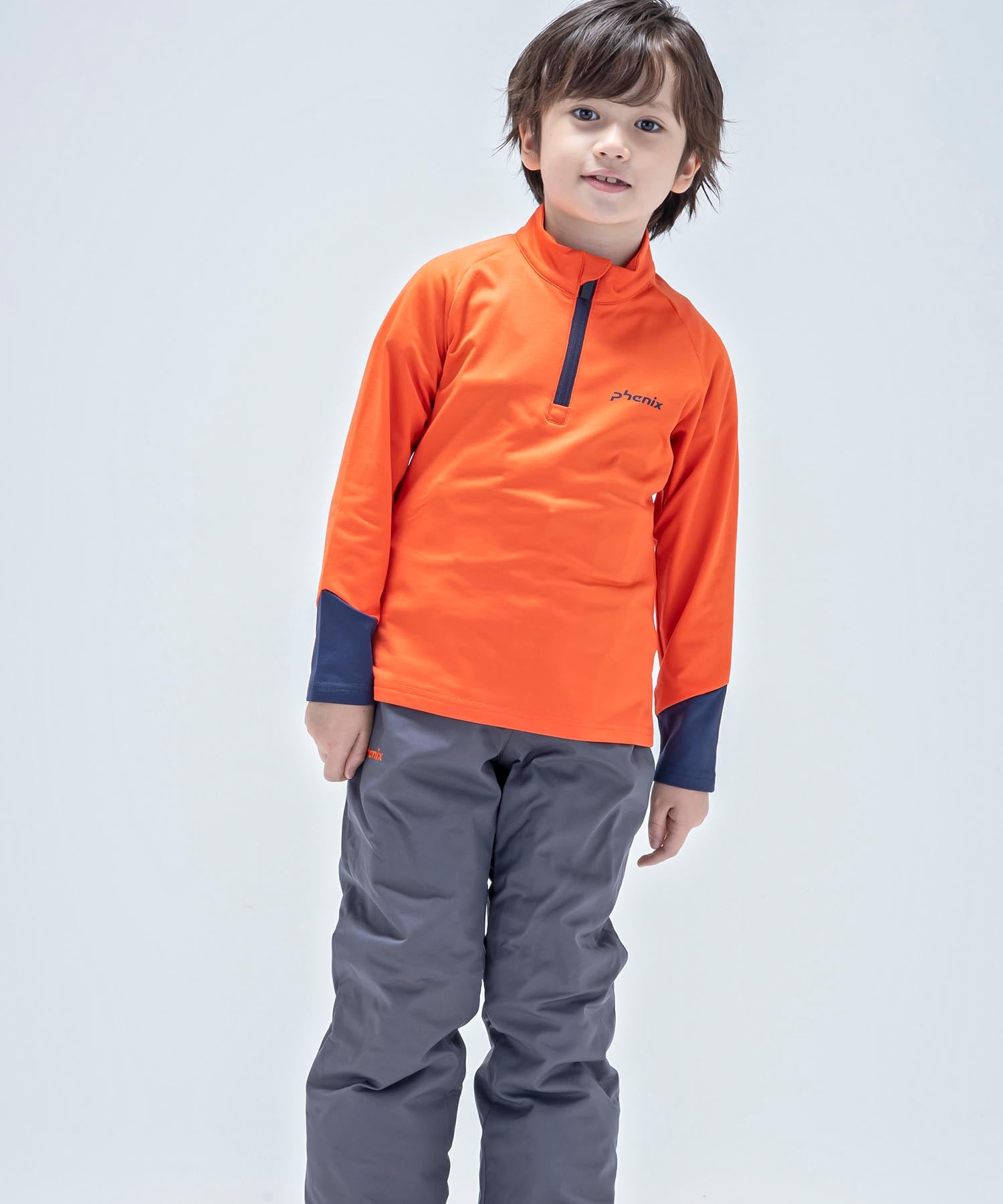 【KIDS/JUNIOR】子供用スキーウェア アンダーウェア インナーウェア Lightning Junior 1/2 Zip Tee / Jr /phenixスキーウェア 23AW
