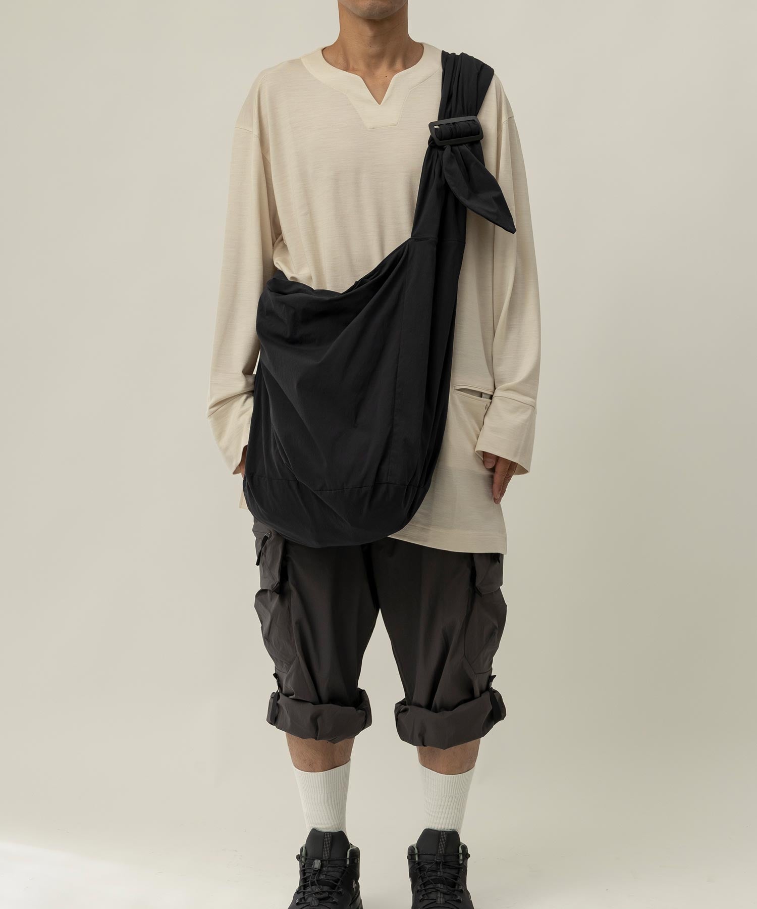 【MENS】Wool Blend Nomadic Shirts WOL ウールジャージー素材 断熱 防臭 ドライ ロングスリーブシャツ ウールブレンド ロンT / 100% Wool Jersey / アルクフェニックス