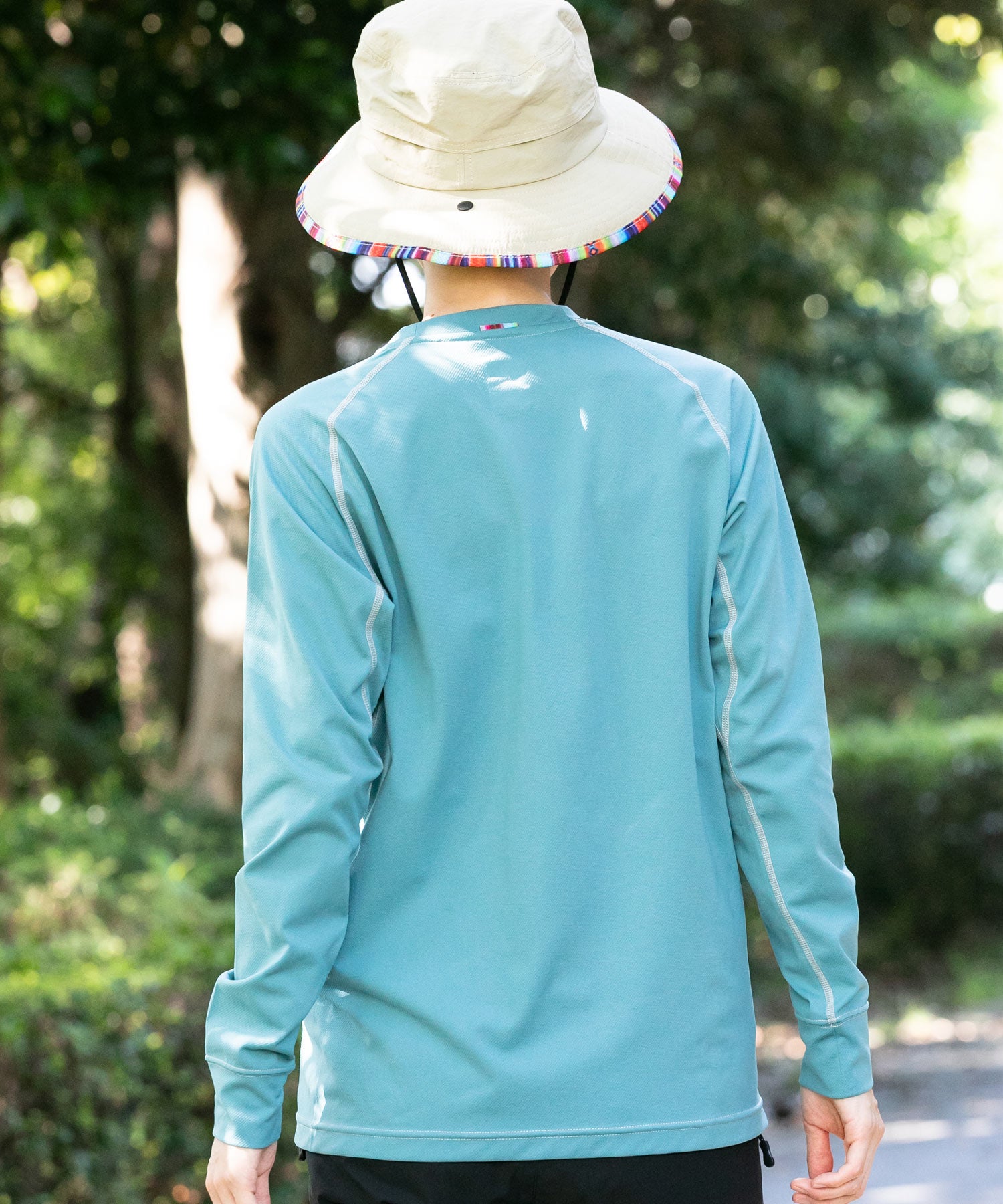【WOMENS】CREW NECK LONG SLEEVE T-SHIRTS クルーネック長袖Tシャツ / 速乾 ストレッチ 快適 抗菌 防臭 /phenix outdoor(フェニックスアウトドア)