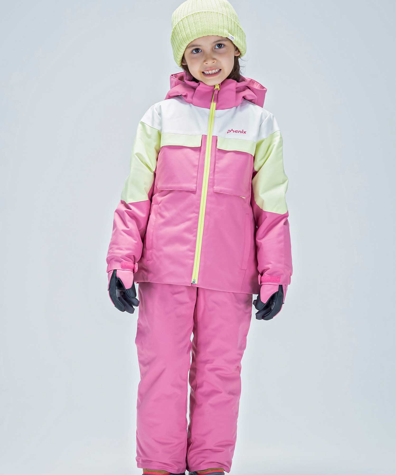 【KIDS/JUNIOR】子供用スキーウェア アウター上下セット ツーピース Orion Junior Two-piece / Jr / 最大20cmサイズ調整可能 /phenixスキーウェア23AW
