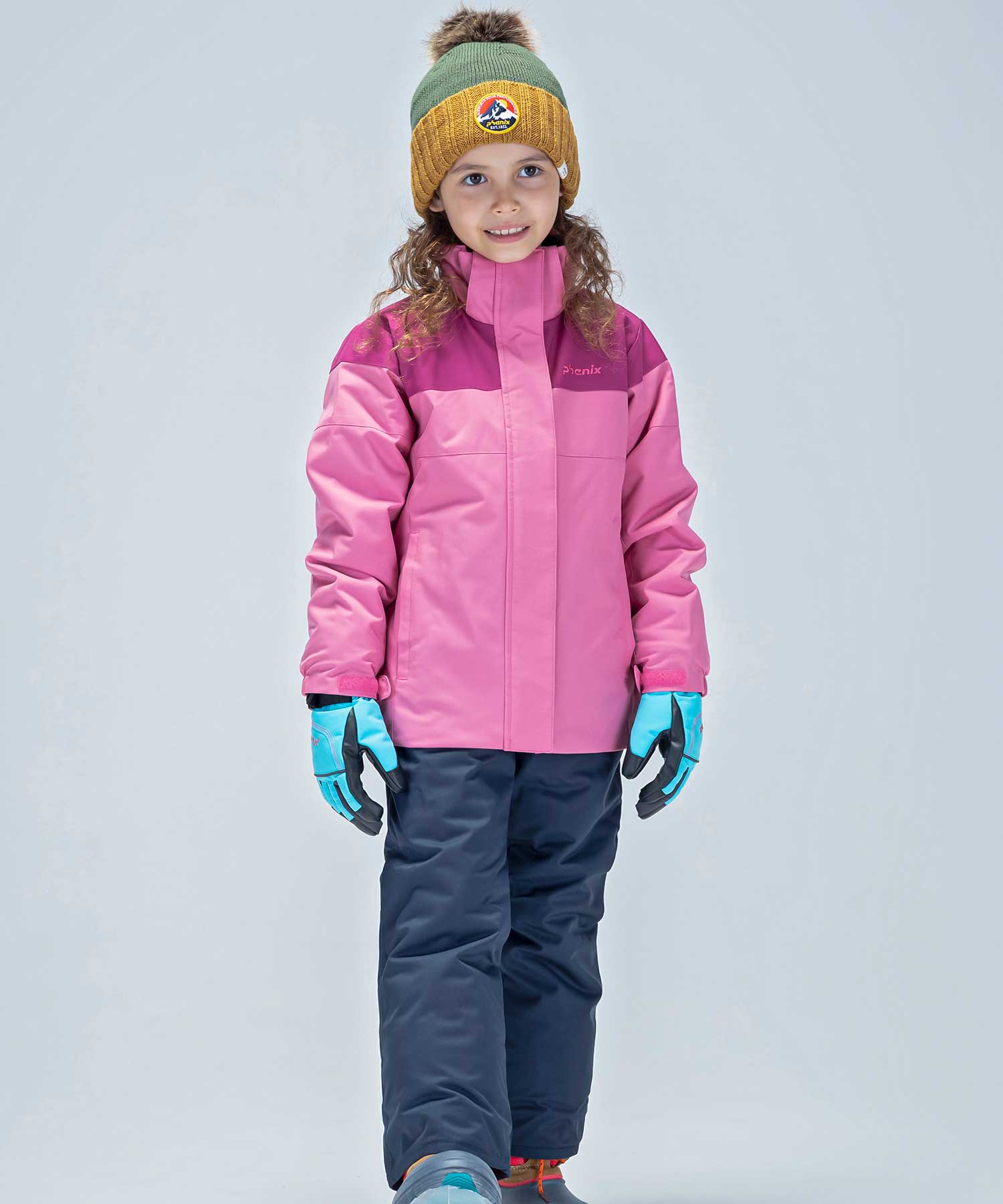 【KIDS/JUNIOR】子供用スキーウェア アウター上下セット ツーピース Ice Tiara Junior Two-piece / Jr  /phenixスキーウェア23AW新作