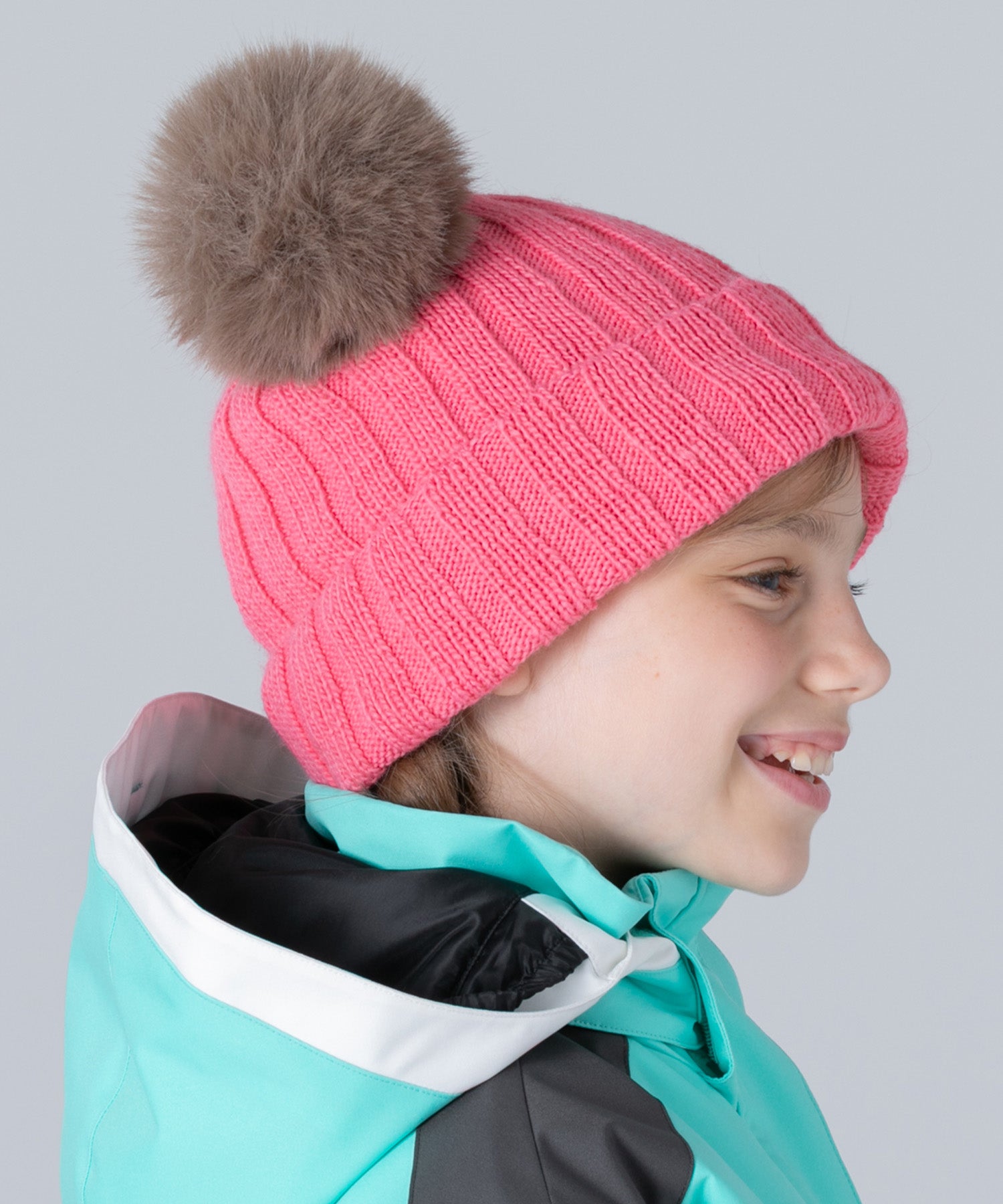【KIDS/JUNIOR】Low Gauge Double Pompon Watch Hat ローゲージダブルポンポンニットハット /phenixスキーウェア 25AW