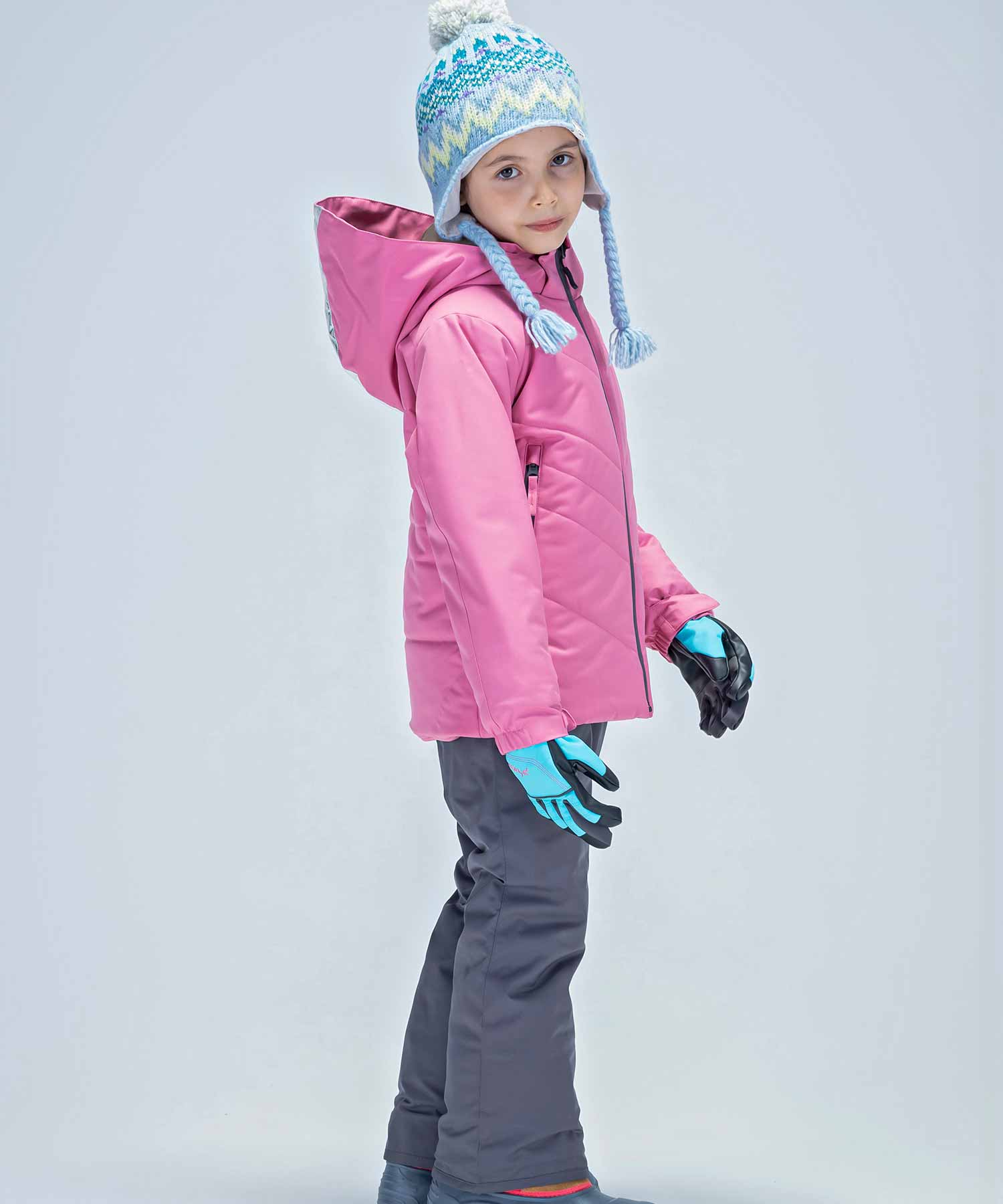 【KIDS/JUNIOR】子供用スキーウェア アウター上下セット ツーピース Snow White Junior Two-piece / Jr / 最大20cmサイズ調整可能 /phenixスキーウェア23AW