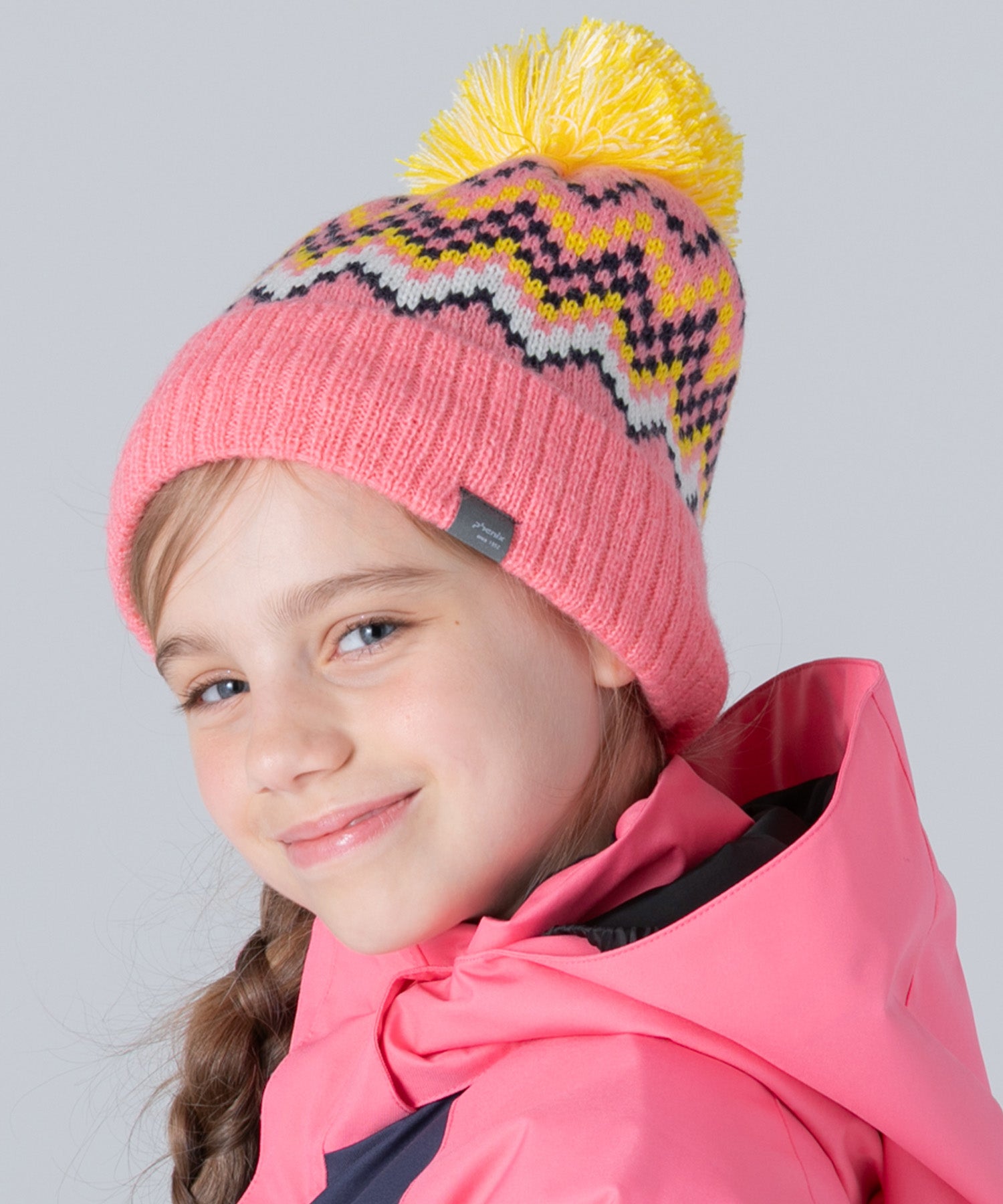 【KIDS/JUNIOR】Mix Border Watch Hat ミックスボーダージュニアニットハット /phenixスキーウェア 25AW