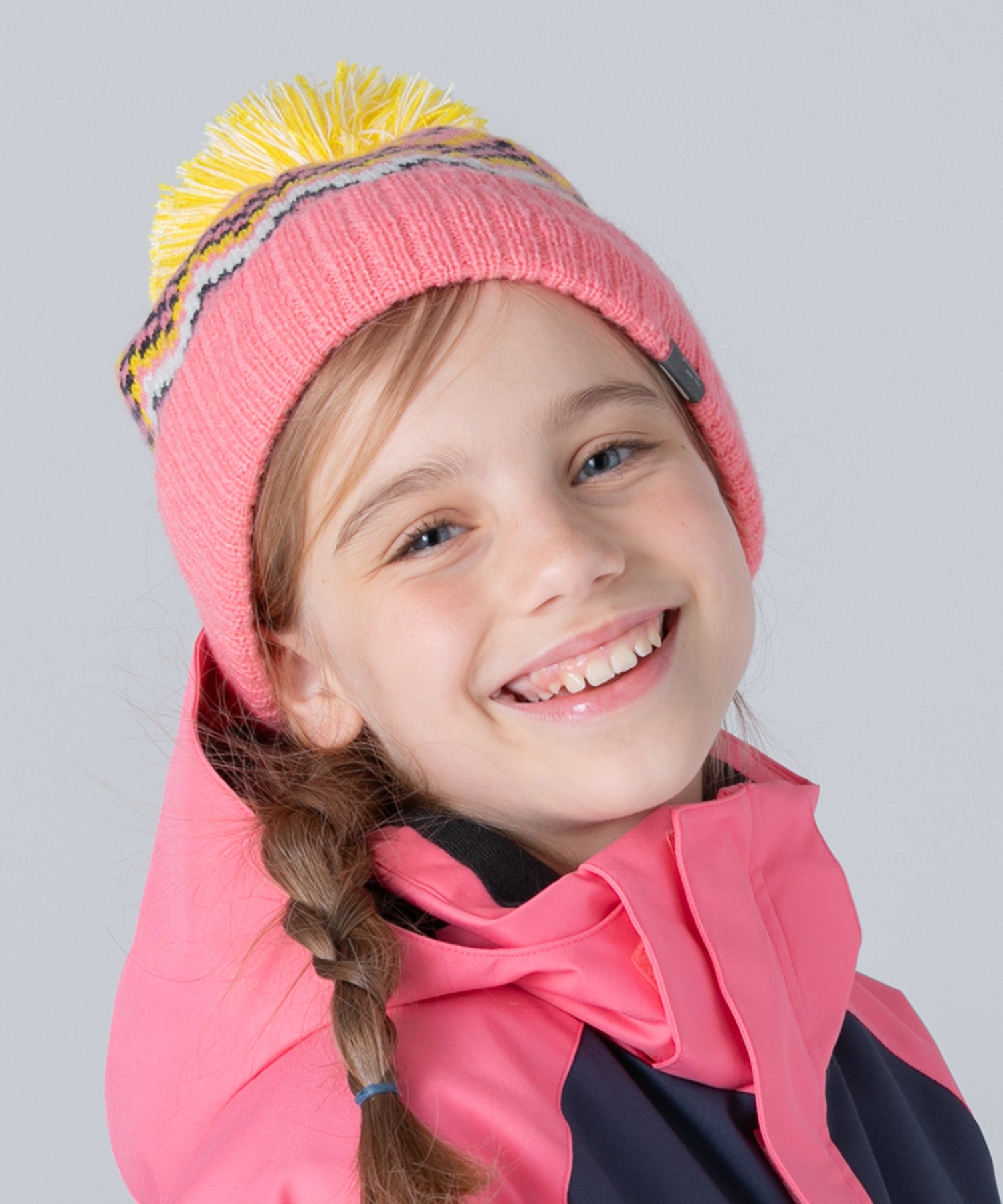 【KIDS/JUNIOR】Mix Border Watch Hat ミックスボーダージュニアニットハット /phenixスキーウェア 25AW