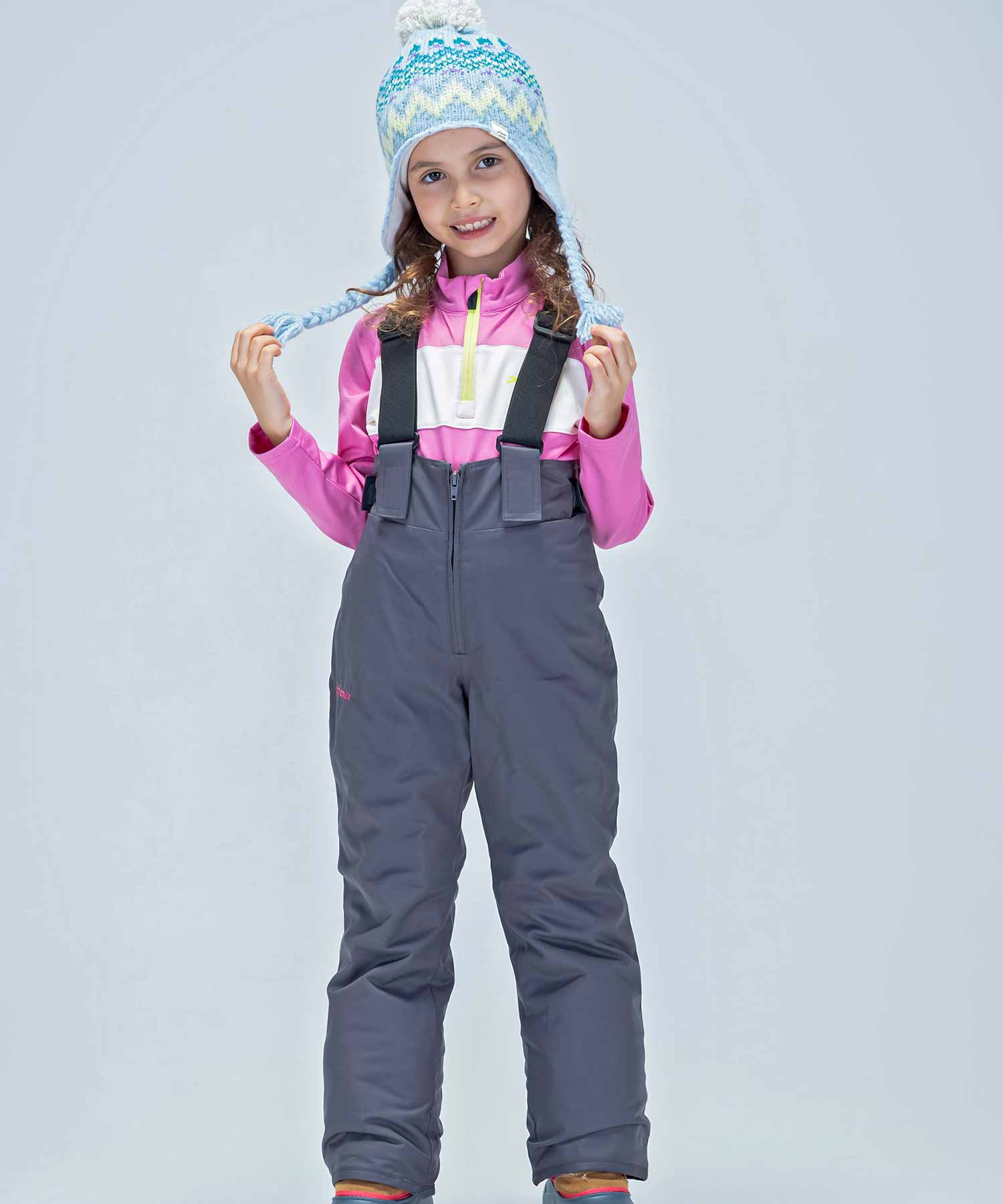 【KIDS/JUNIOR】子供用スキーウェア アウター上下セット ツーピース Snow White Junior Two-piece / Jr / 最大20cmサイズ調整可能 /phenixスキーウェア23AW