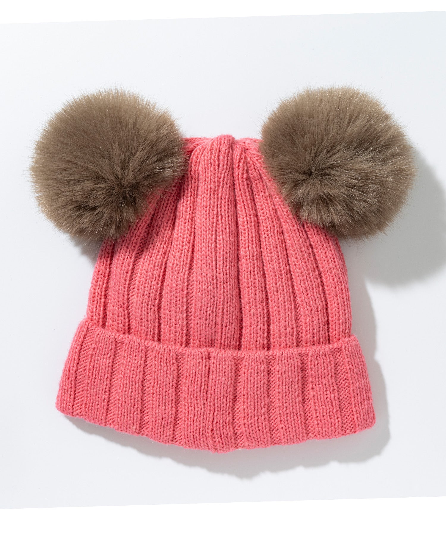 【KIDS/JUNIOR】Low Gauge Double Pompon Watch Hat ローゲージダブルポンポンニットハット /phenixスキーウェア 25AW