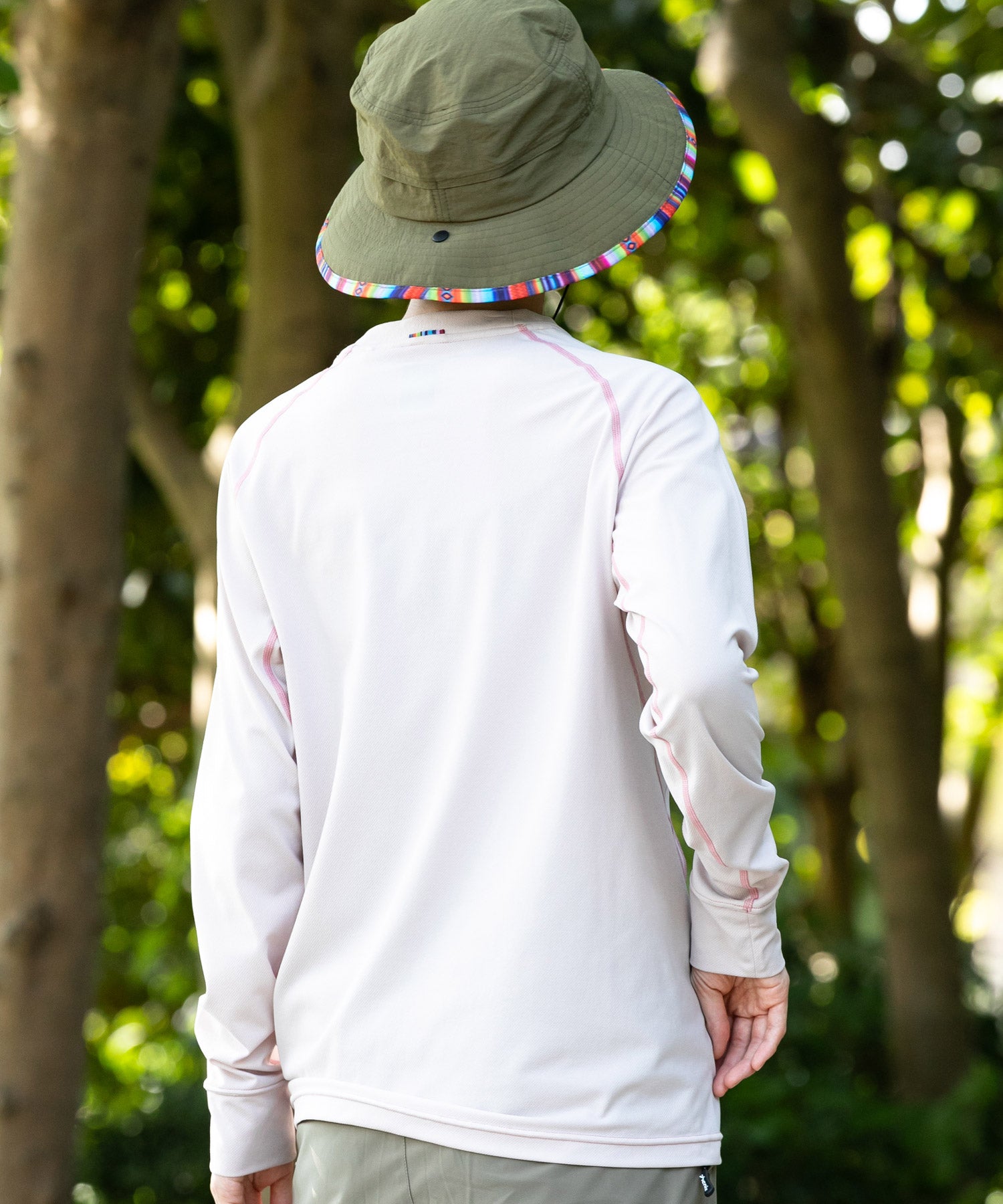 【WOMENS】CREW NECK LONG SLEEVE T-SHIRTS クルーネック長袖Tシャツ / 速乾 ストレッチ 快適 抗菌 防臭 /phenix outdoor(フェニックスアウトドア)