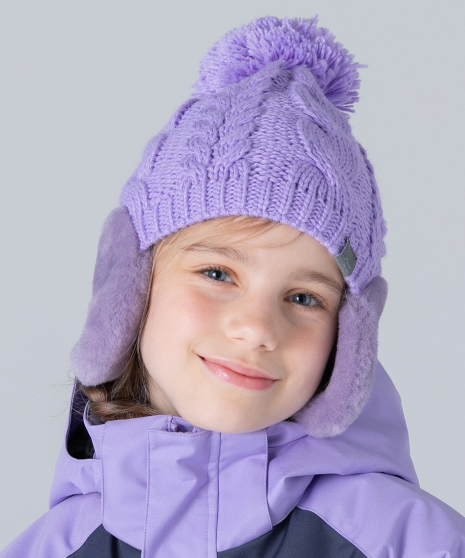 【KIDS/JUNIOR】Low Gauge Earflap Watch Hat ローゲージイヤーフラップニットハット /phenixスキーウェア 25AW