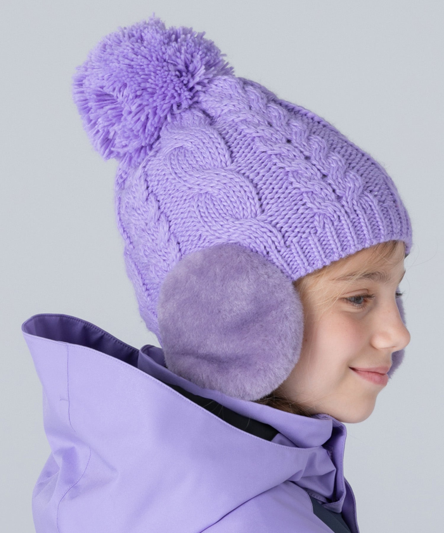 【KIDS/JUNIOR】Low Gauge Earflap Watch Hat ローゲージイヤーフラップニットハット /phenixスキーウェア 25AW