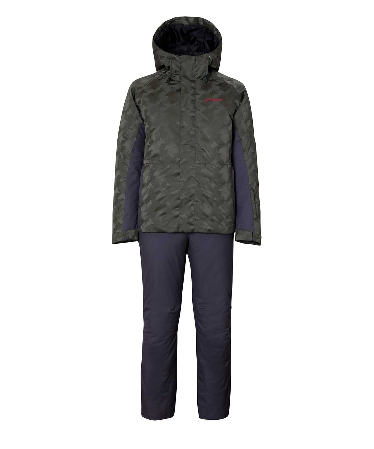 【MENS】Phenix Camo Jaquard Two-piece スキーウェア アウター ジャケットとパンツの上下セット ツーピース / JAPAN /phenixスキーウェア23AW