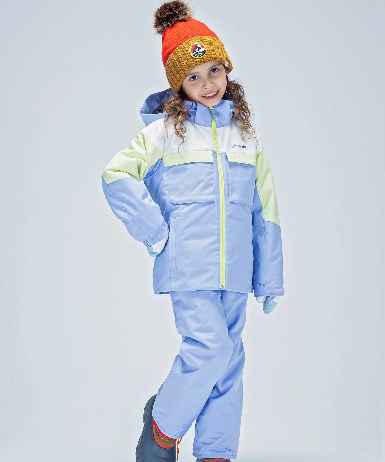 【KIDS/JUNIOR】子供用スキーウェア アウター上下セット ツーピース Orion Junior Two-piece / Jr / 最大20cmサイズ調整可能 /phenixスキーウェア23AW