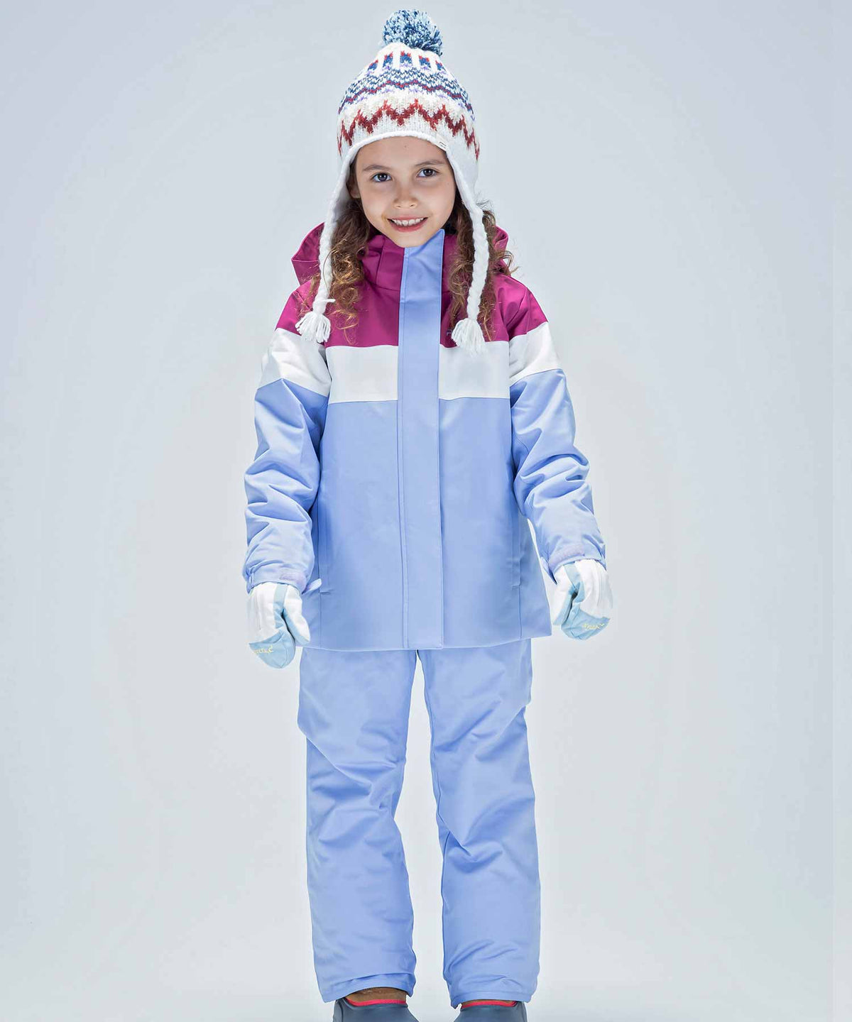 【KIDS/JUNIOR】子供用スキーウェア アウター上下セット ツーピース Ice Tiara Junior Two-piece / Jr / 最大20cmサイズ調整可能 /phenixスキーウェア23AW