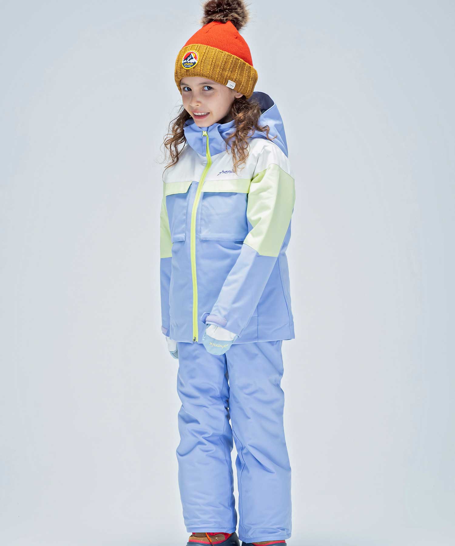 【KIDS/JUNIOR】子供用スキーウェア アウター上下セット ツーピース Orion Junior Two-piece / Jr / 最大20cmサイズ調整可能 /phenixスキーウェア23AW