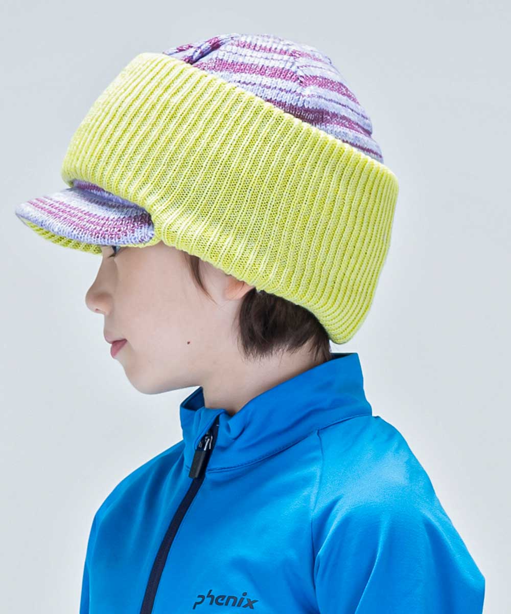 【KIDS/JUNIOR】子供用スキーウェア ニットキャップ Color glasses Junior Knit Hat / Jr ACC /phenixスキーウェア23AW