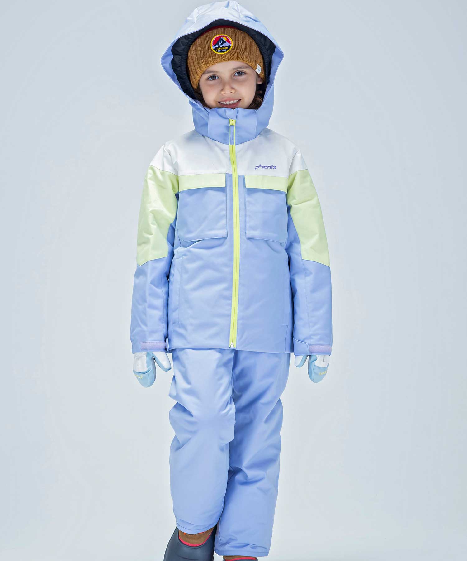 【KIDS/JUNIOR】子供用スキーウェア アウター上下セット ツーピース Orion Junior Two-piece / Jr / 最大20cmサイズ調整可能 /phenixスキーウェア23AW
