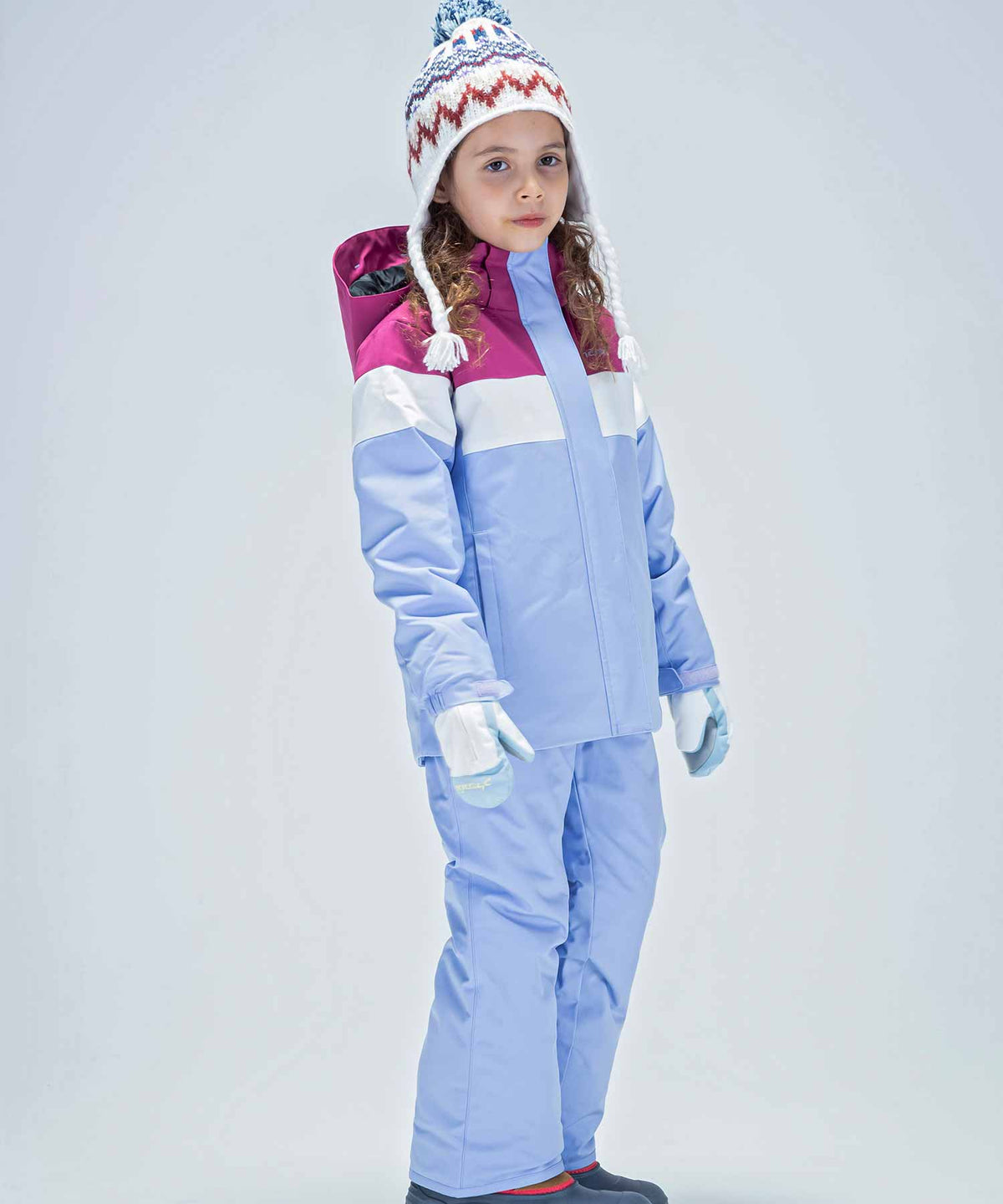 【KIDS/JUNIOR】子供用スキーウェア アウター上下セット ツーピース Ice Tiara Junior Two-piece / Jr / 最大20cmサイズ調整可能 /phenixスキーウェア23AW