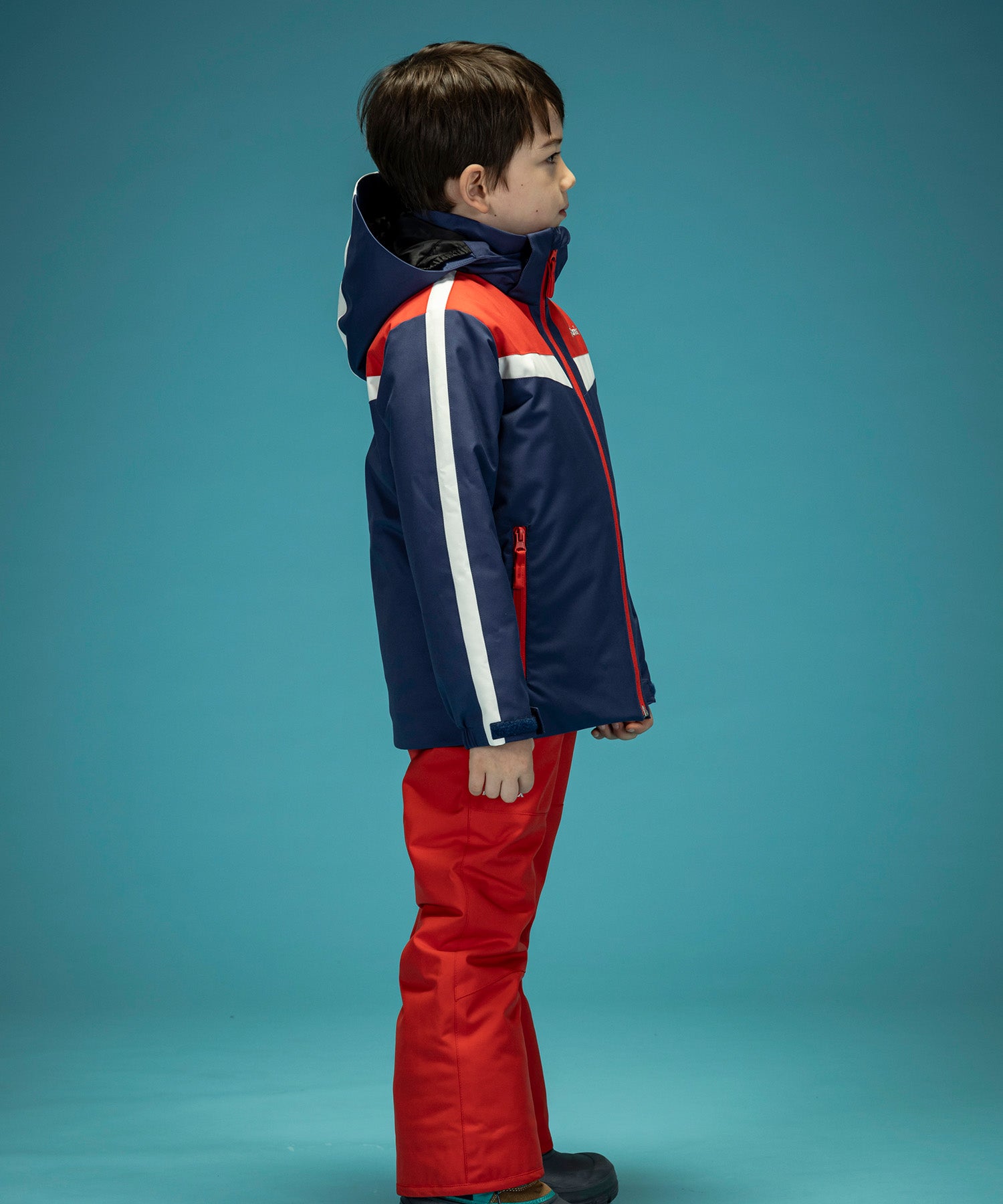 【KIDS/JUNIOR】V Yoke Junior Two-piece ブイヨークジュニアツーピース / JUNIOR / 子供用スキーウェア アウター上下セット / 最大20cmサイズ調整可能 /phenixスキーウェア 24AW
