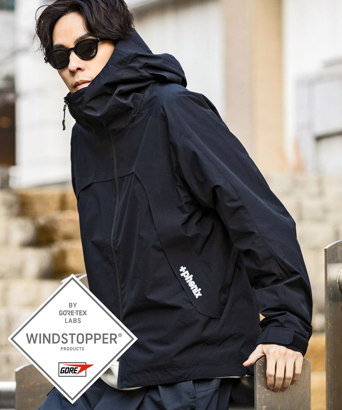 【MENS】MOUNTAIN LIGHT JACKET マウンテン ライト ジャケット ウィンドストッパー / WINDSTOPPER(R) プロダクト by GORE TEX LABS +phenix(プラスフェニックス)