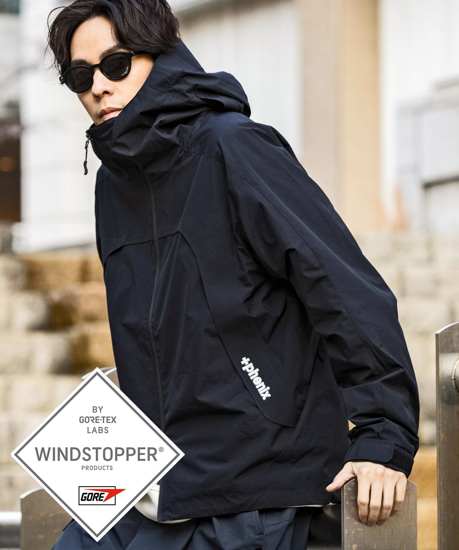 【MENS】MOUNTAIN LIGHT JACKET マウンテン ライト ジャケット ウィンドストッパー / WINDSTOPPER(R) プロダクト by GORE TEX LABS +phenix(プラスフェニックス)