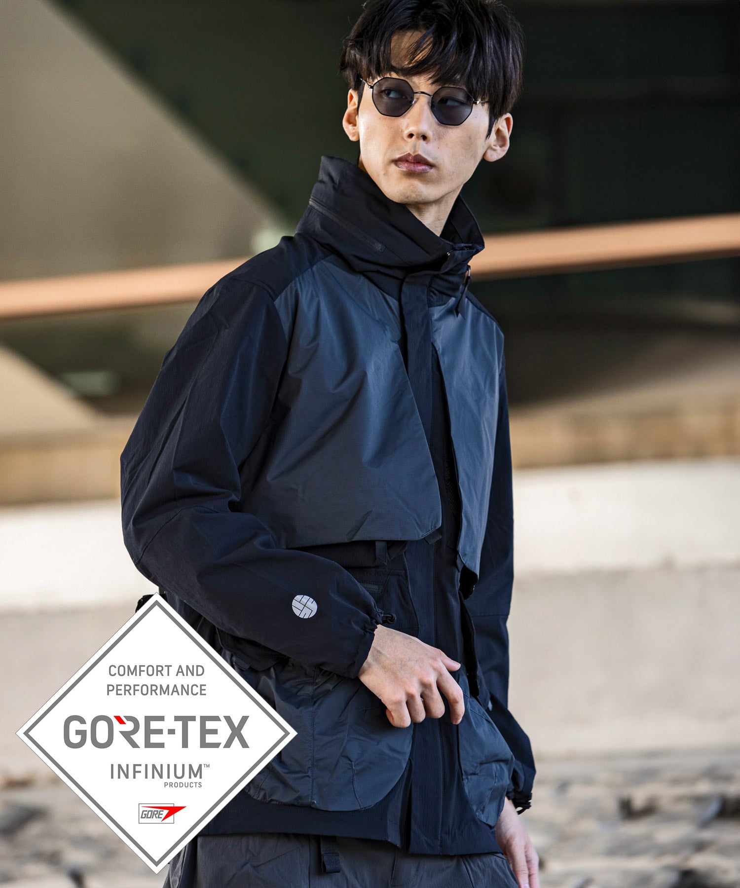 MENS】コンボイジャケット ゴアテックス アウタージャケット Convoy jacket / Karu-Stretch Taffeta II x  GORETEX SUPER LIGHT / アルクフェニックス | alk phenix(アルクフェニックス)