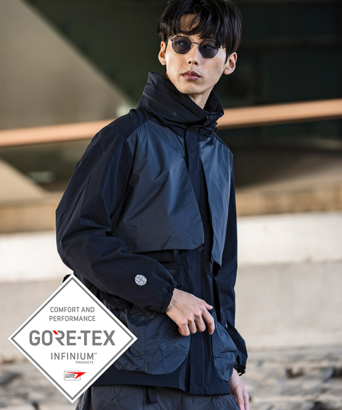 【MENS】コンボイジャケット ゴアテックス アウタージャケット Convoy jacket / Karu-Stretch Taffeta II x GORETEX SUPER LIGHT / アルクフェニックス