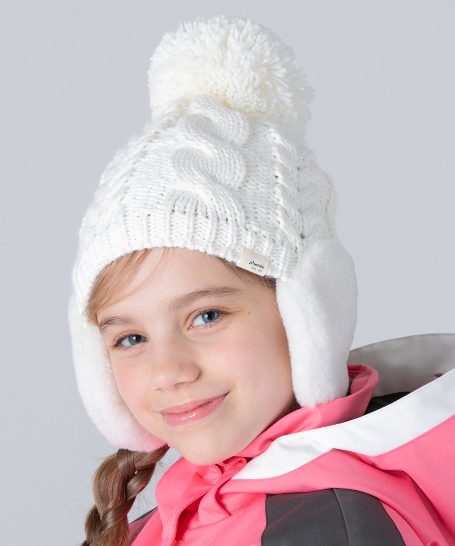 【KIDS/JUNIOR】Low Gauge Earflap Watch Hat ローゲージイヤーフラップニットハット /phenixスキーウェア 25AW