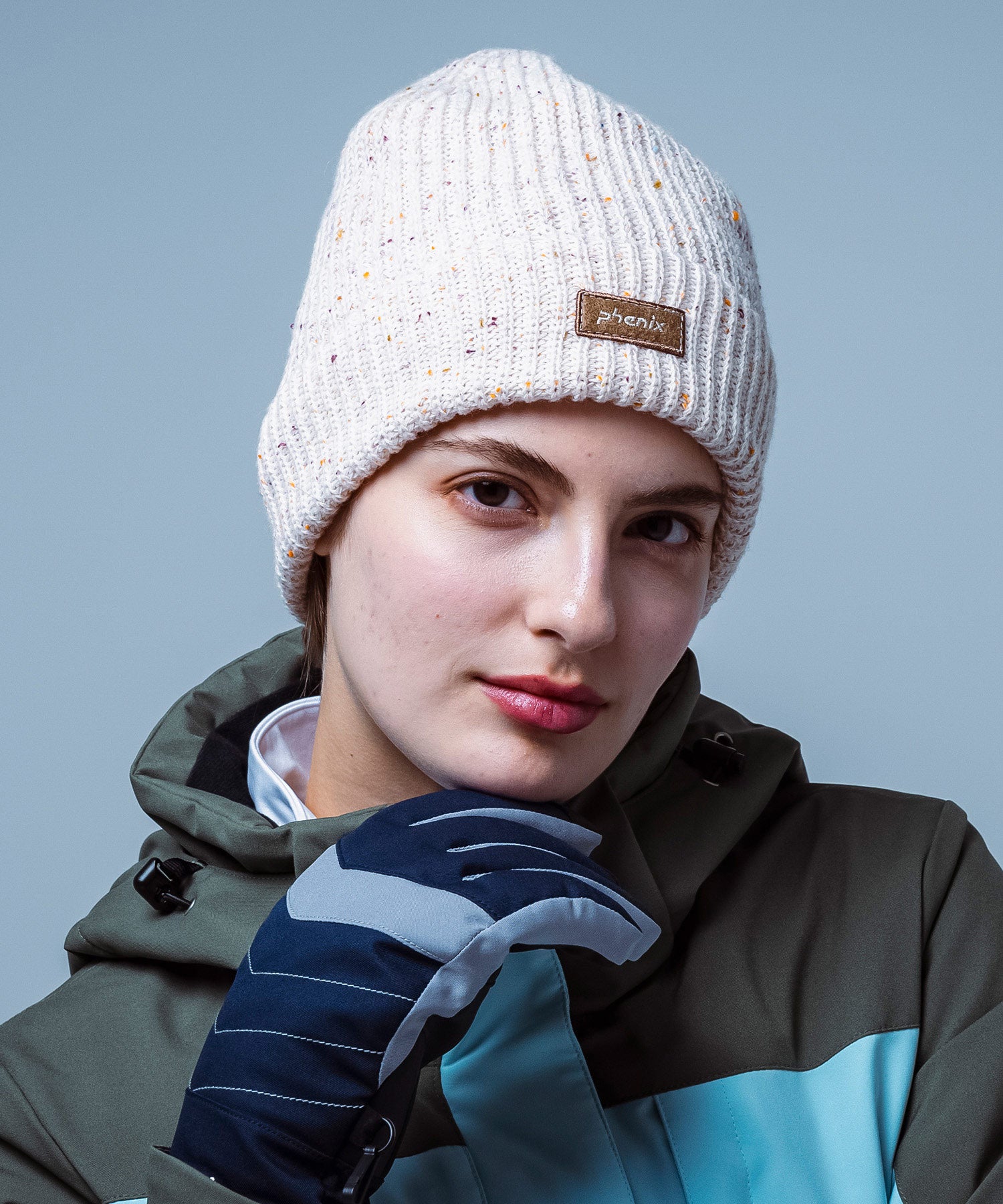【WOMENS】 Mix Nep Watch Hat ミックスネップニットハット /phenixスキーウェア 25AW